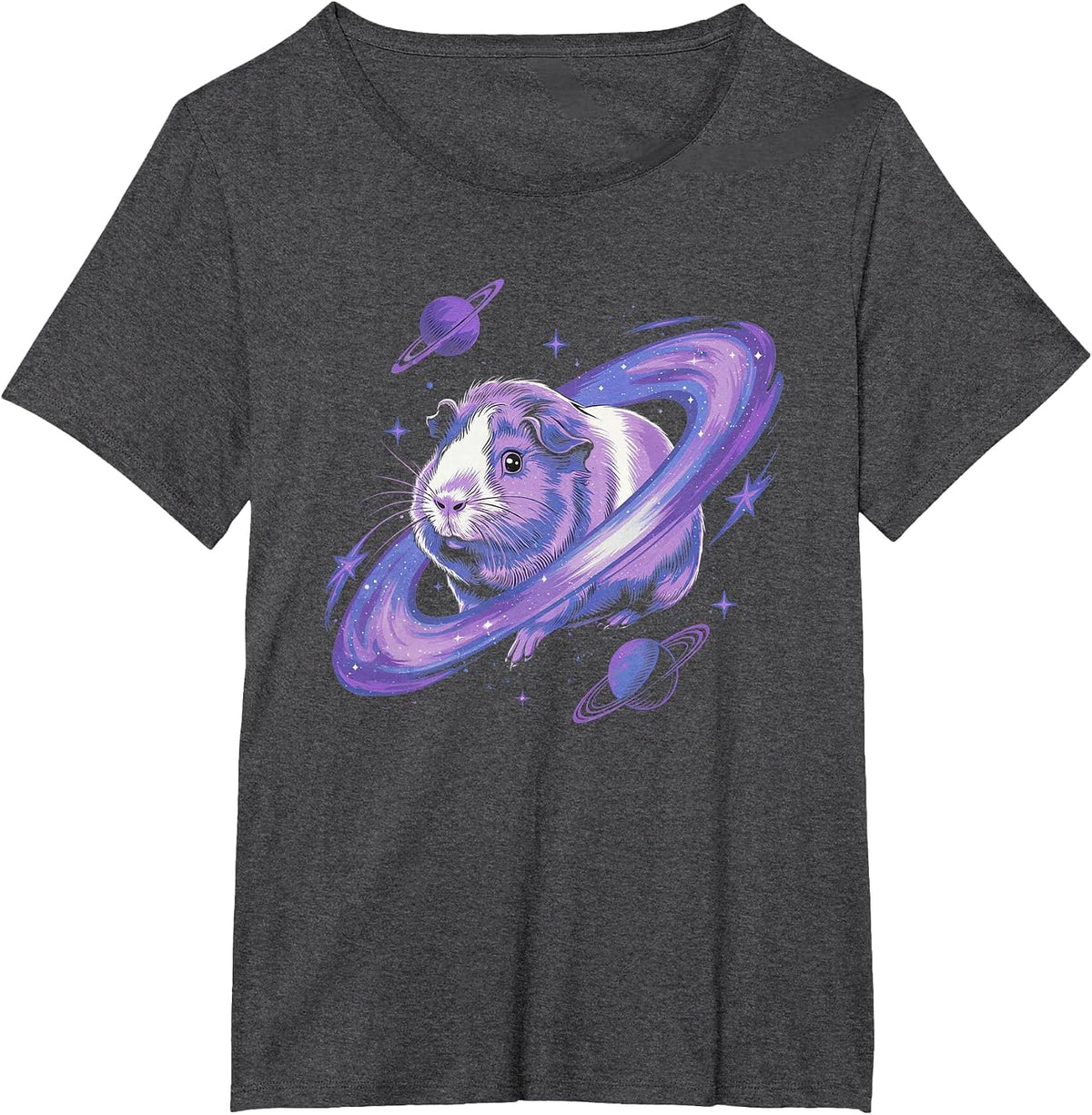 Guinea Pig Lover – Cute Pet Enthusiast Design T-Shirt - Dark Heather Grey