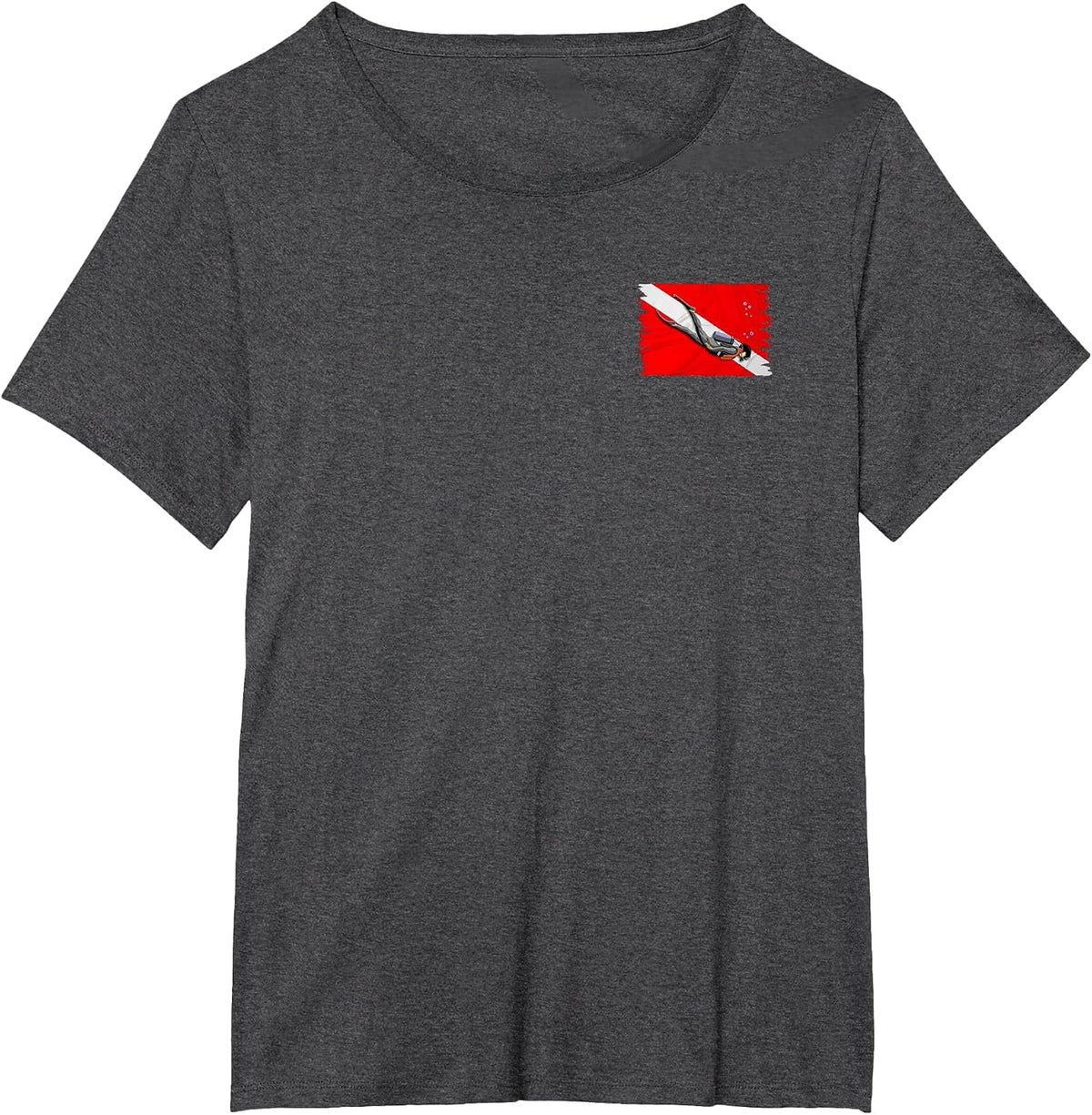 Scuba Dive St. Thomas Diving Snorkeling 2-Sided T-Shirt - Dark Heather Grey