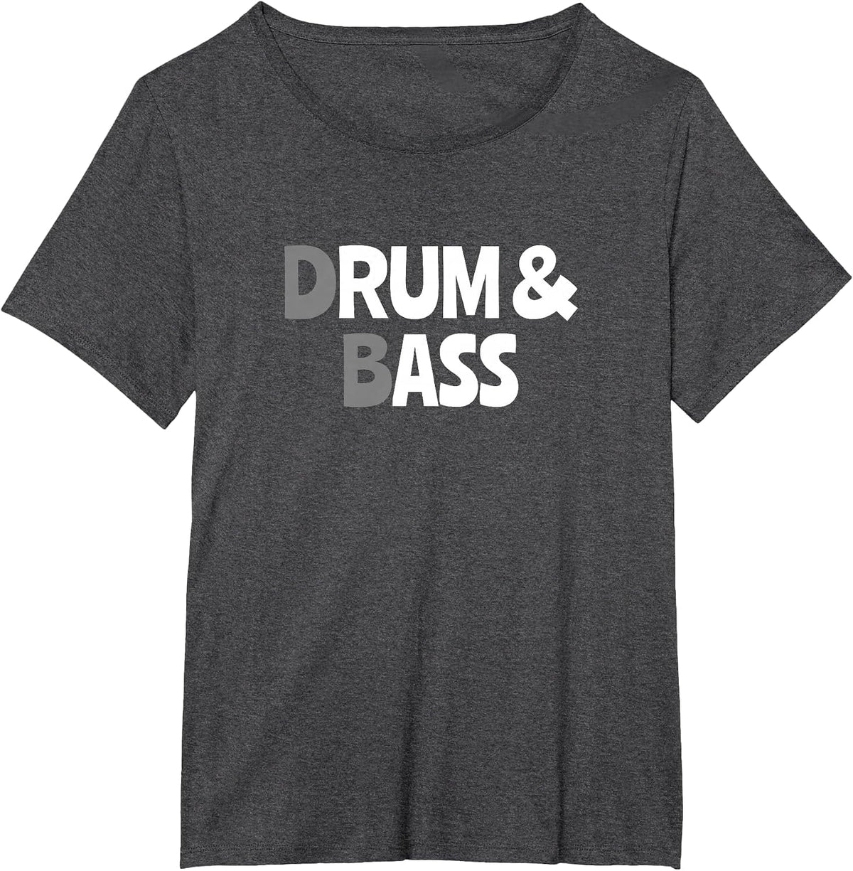 Drum & Bass Rum & Ass T-Shirt - Dark Heather Grey