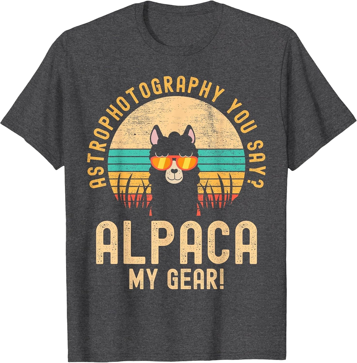Astronomical Imaging Astro Photography Astrophotography T-Shirt - Dark Heather Grey