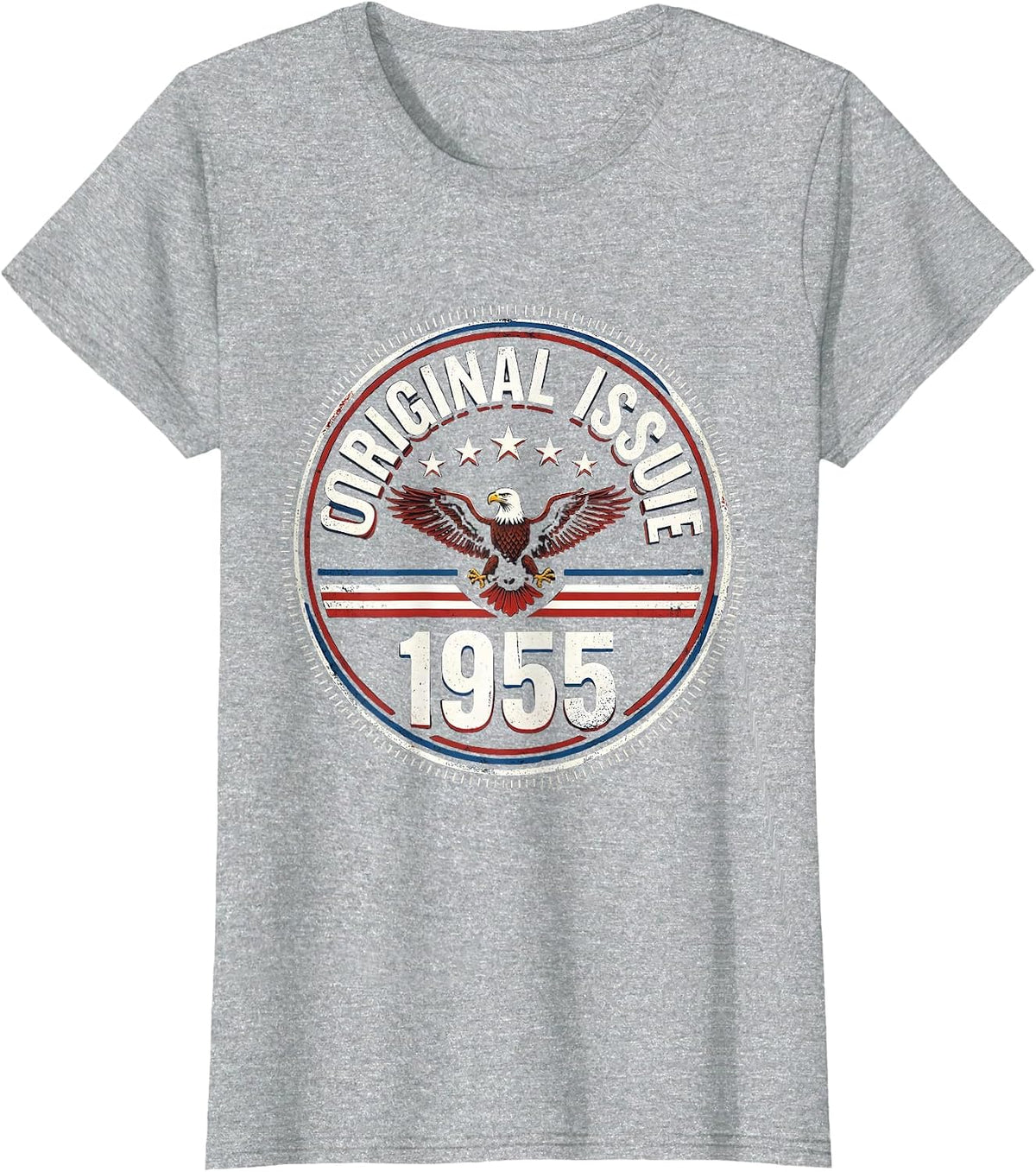 Women's Original Issue 1955 Vintage Stamp 71st Birthday Gift Men T-Shirt - Heather Grey