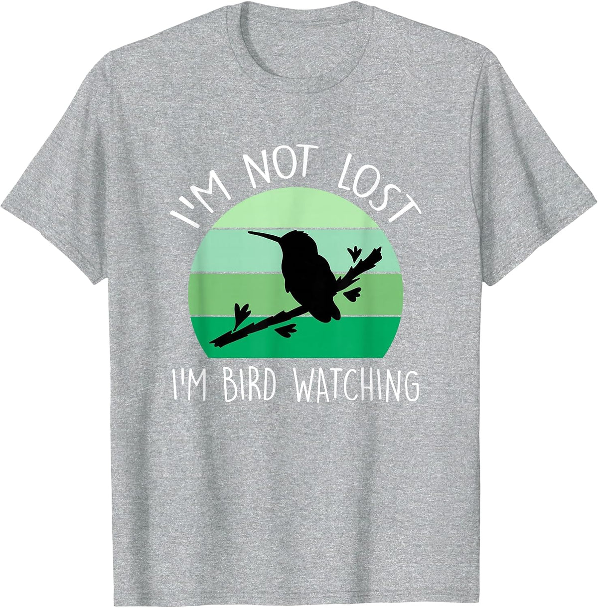 Birding Ornithology Bird Watcher T-Shirt - Heather Grey
