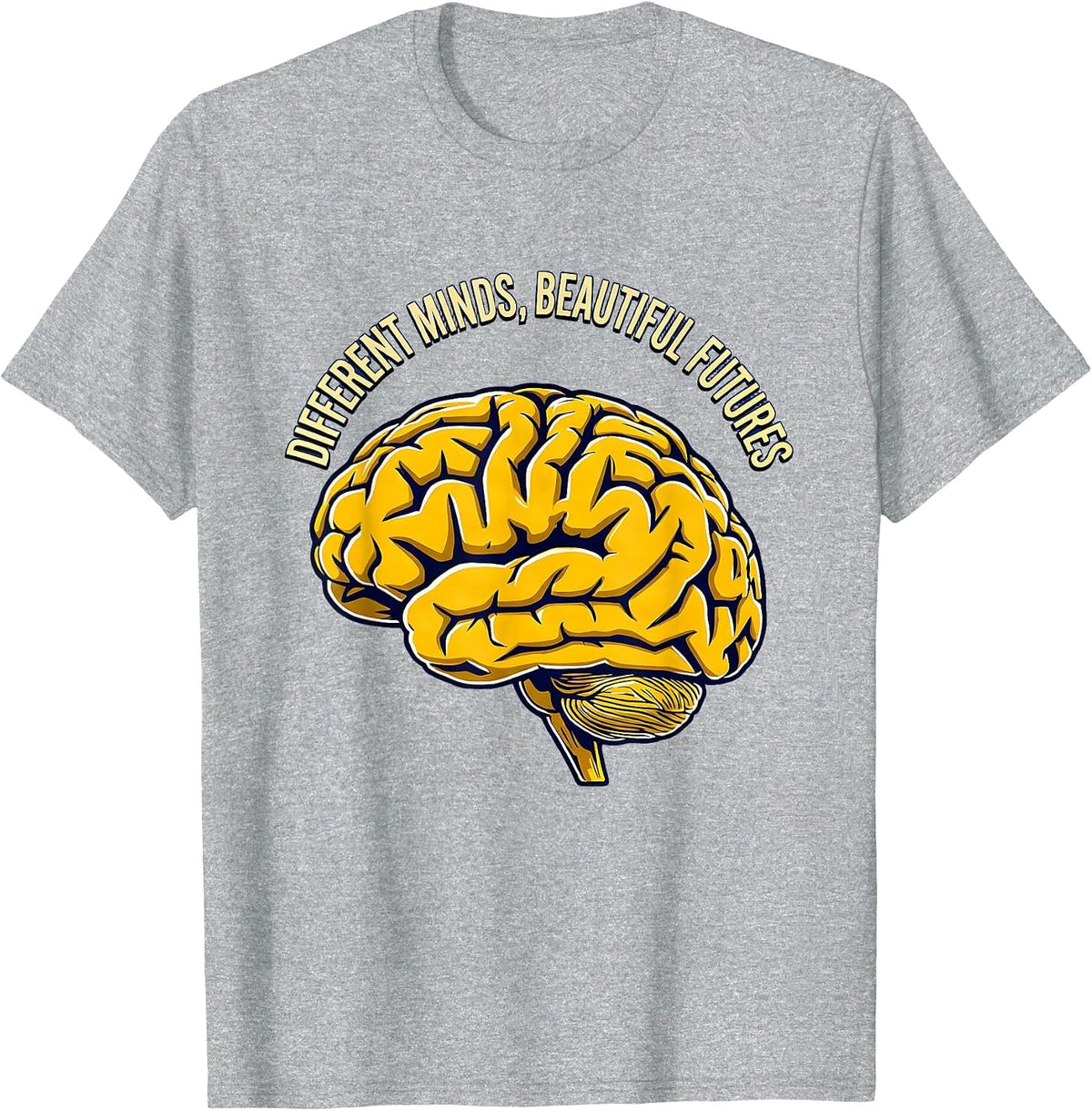 Men's Different Minds Beautiful Futures Sped Teacher T-Shirt - Heather Grey