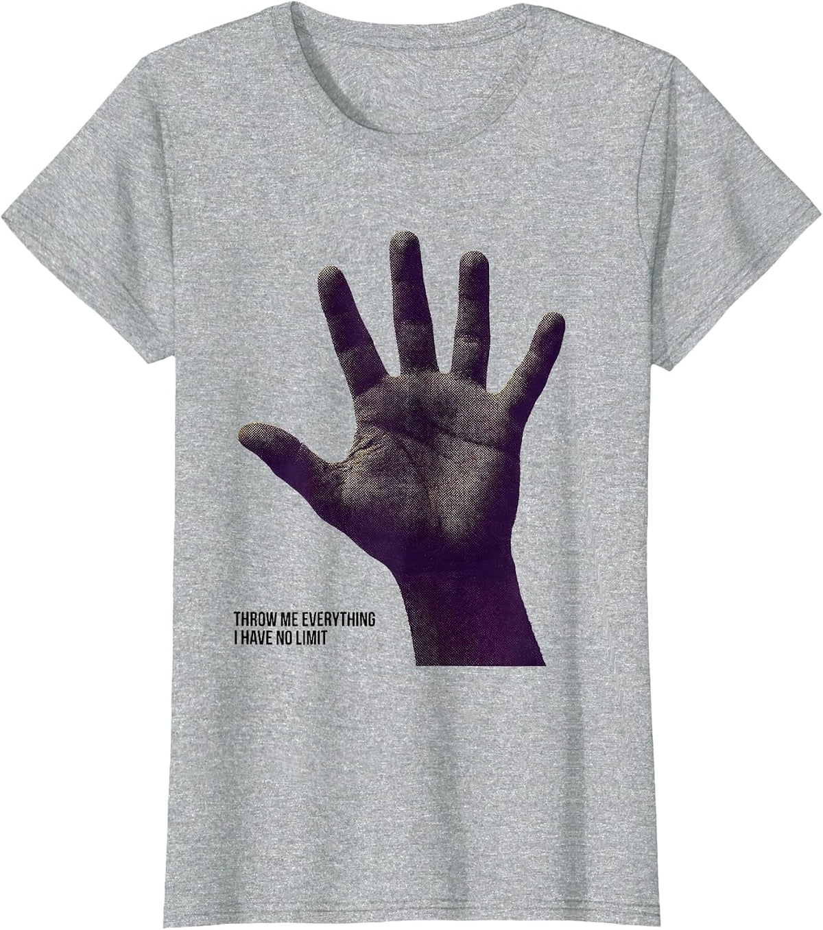 Throw Me Everything I Have No Limit Mardi Gras Party Humor T-Shirt - Heather Grey