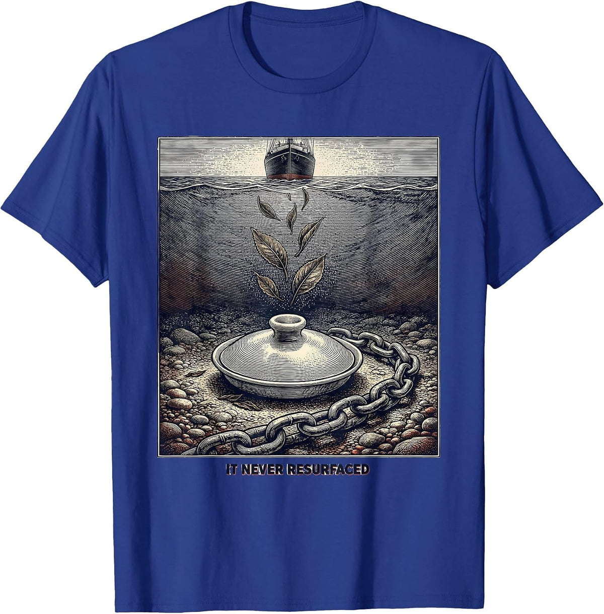 Men's It Never Resurfaced Funny History Teacher 4th Of July T-Shirt - Royal Blue