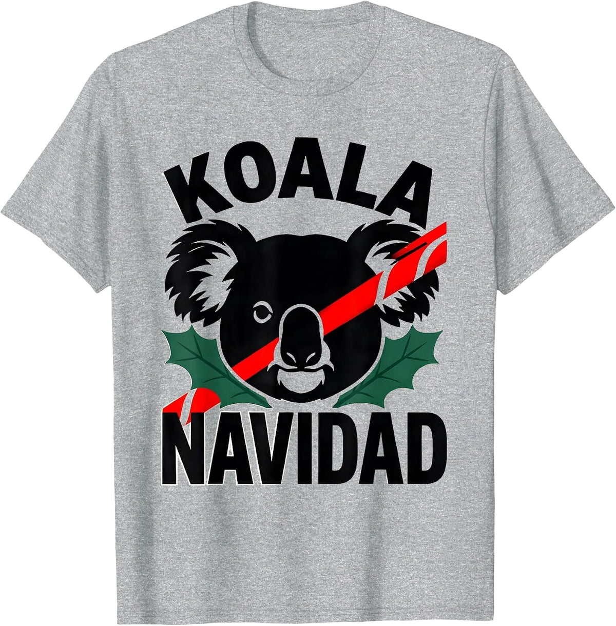 Men's Koala Navidad Funny Koala Lover Christmas Pun Gift T-Shirt - Heather Grey