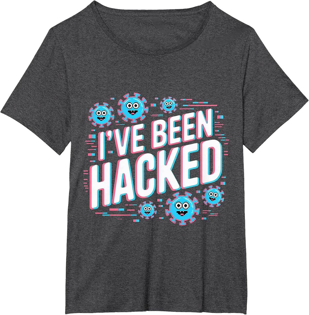 I've Been Hacked Cybersecurity Programmer Tech - T-Shirt - Dark Heather Grey