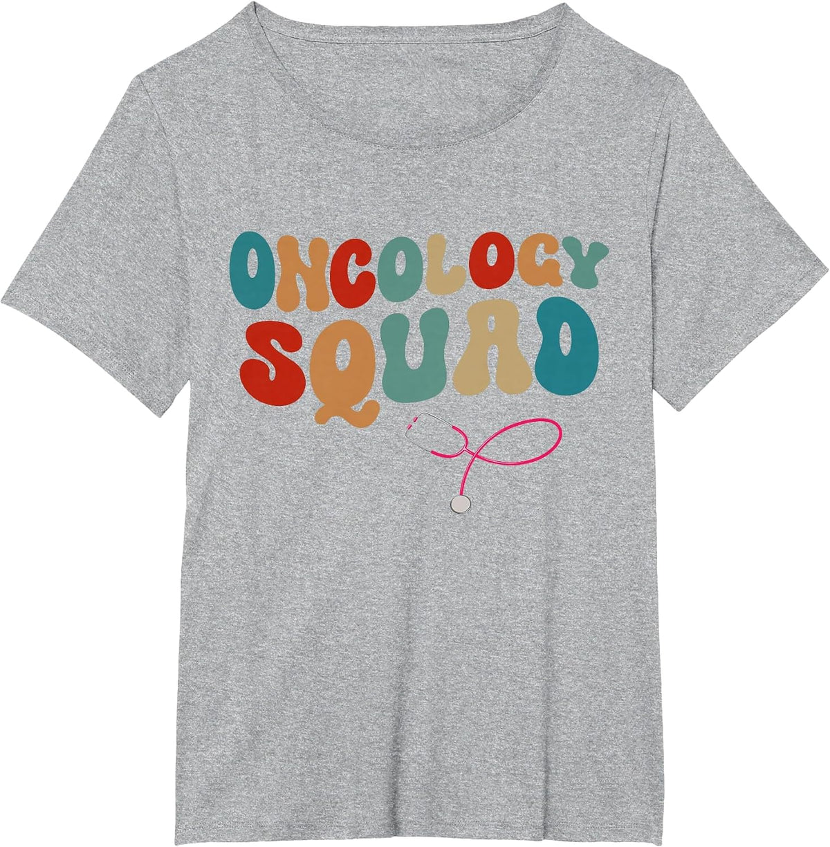 Oncology Squad Design Oncology Nurse Medical Assistant T-Shirt - Heather Grey