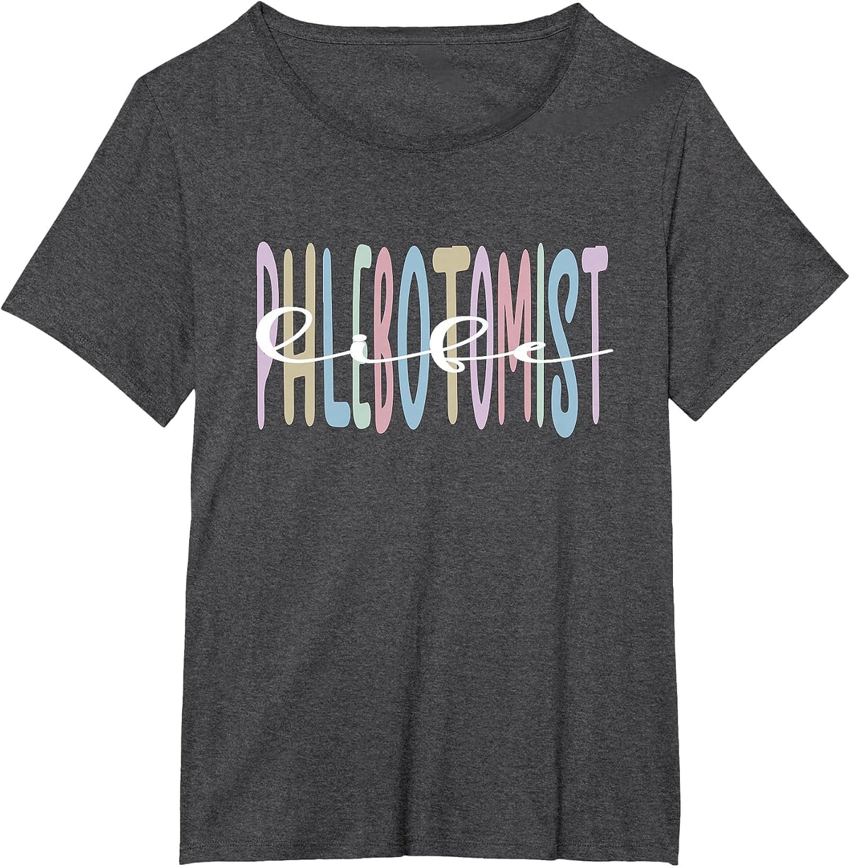 Best Phlebotomist Life Phlebotomy T-Shirt - Dark Heather Grey