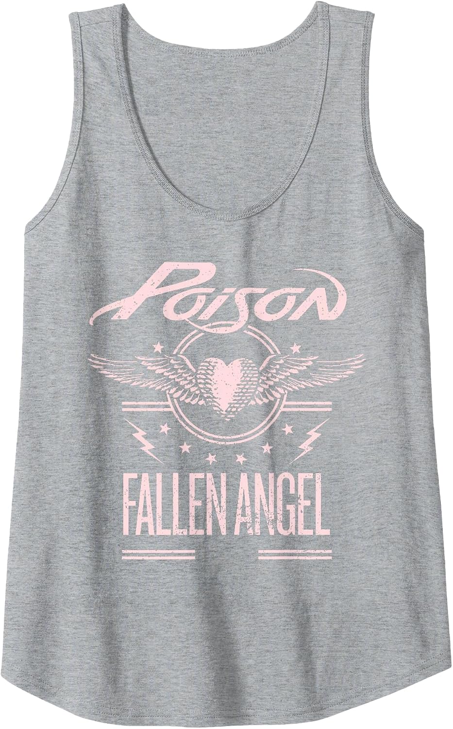 Poison - Fallen Angel Tank Top - Heather Grey