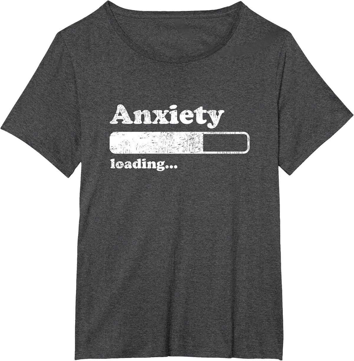 Funny Anxiety Shirts Introvert Social Anxiety T-Shirt - Dark Heather Grey