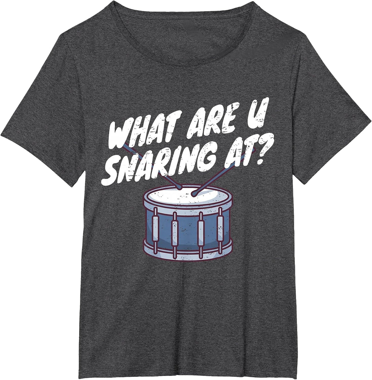 Drummer Drum Kit T-Shirt - Dark Heather Grey
