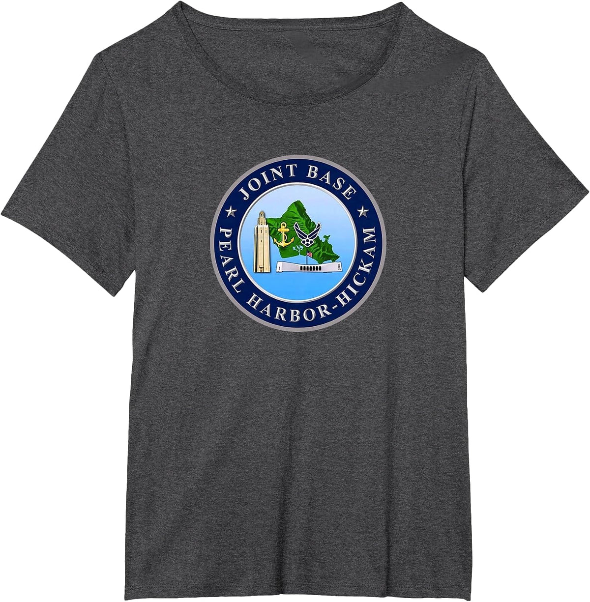 Joint Base Pearl Harbor Hickman T-Shirt - Dark Heather Grey