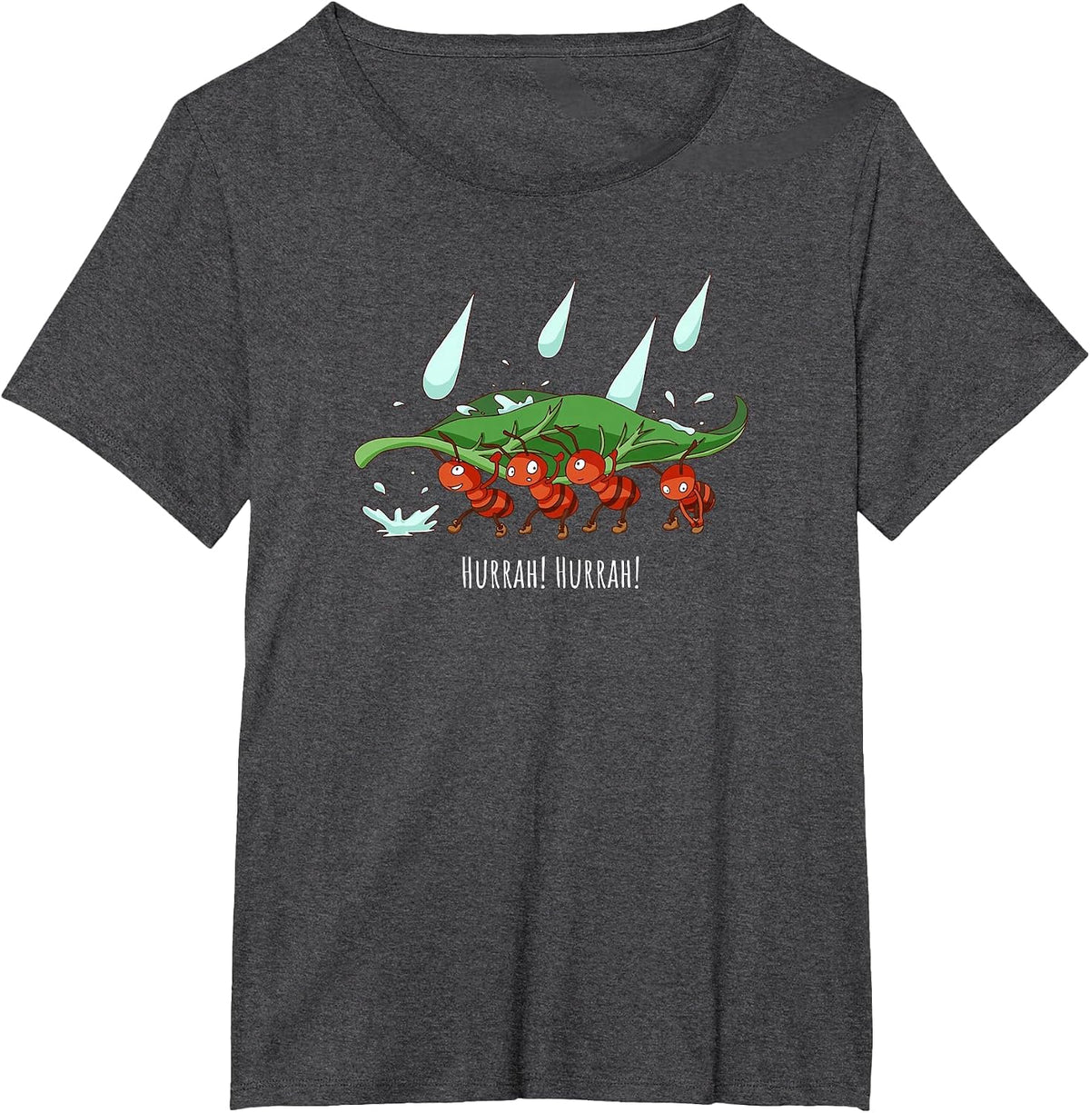 Marching Ants Preschool Teacher The Ants Go March T-Shirt - Dark Heather Grey