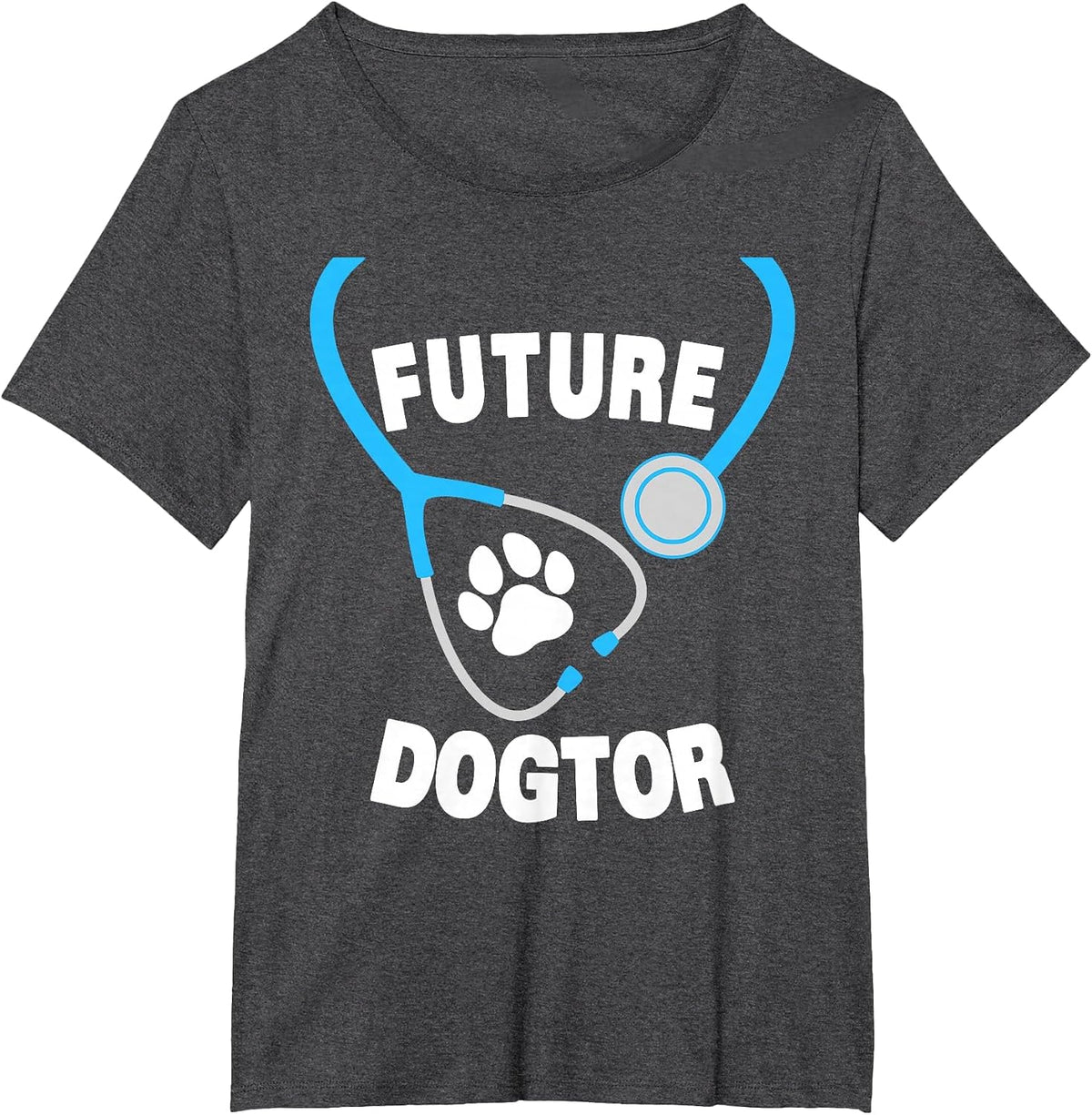 Funny Future Veterinarian Design for Men Women Vet Assistant T-Shirt - Dark Heather Grey