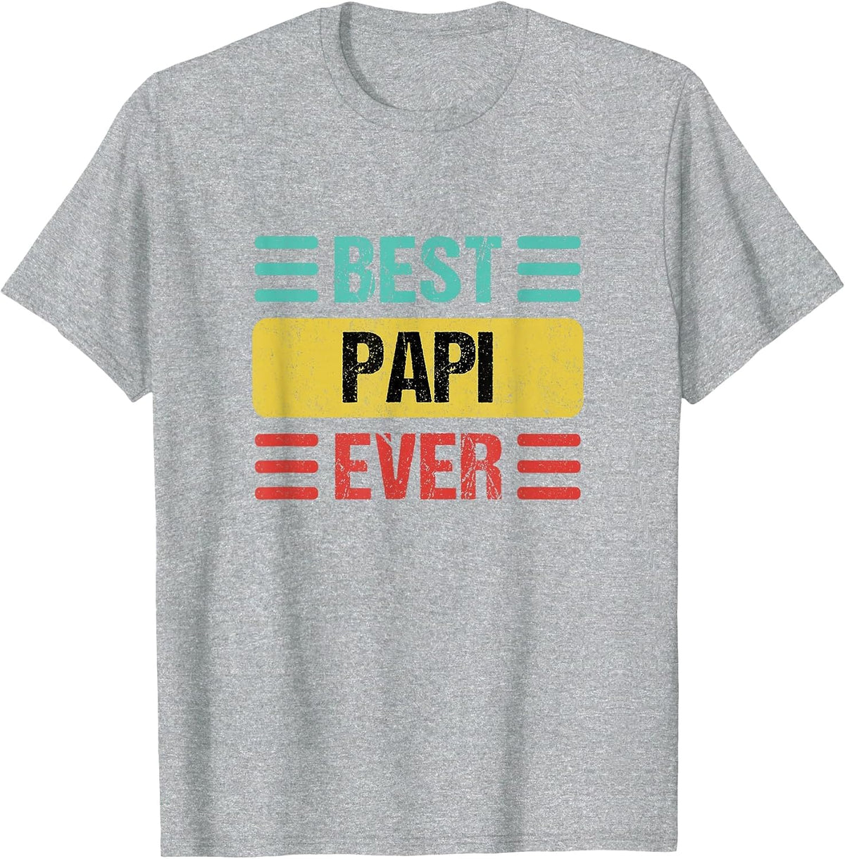 Papi T-Shirt - Heather Grey