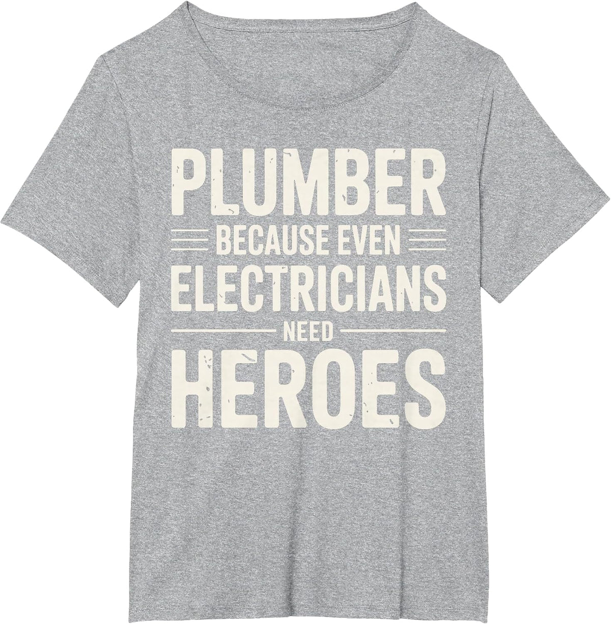 Cool Plumber Costume for Men Women Plumbing Tool Plumber T-Shirt - Heather Grey