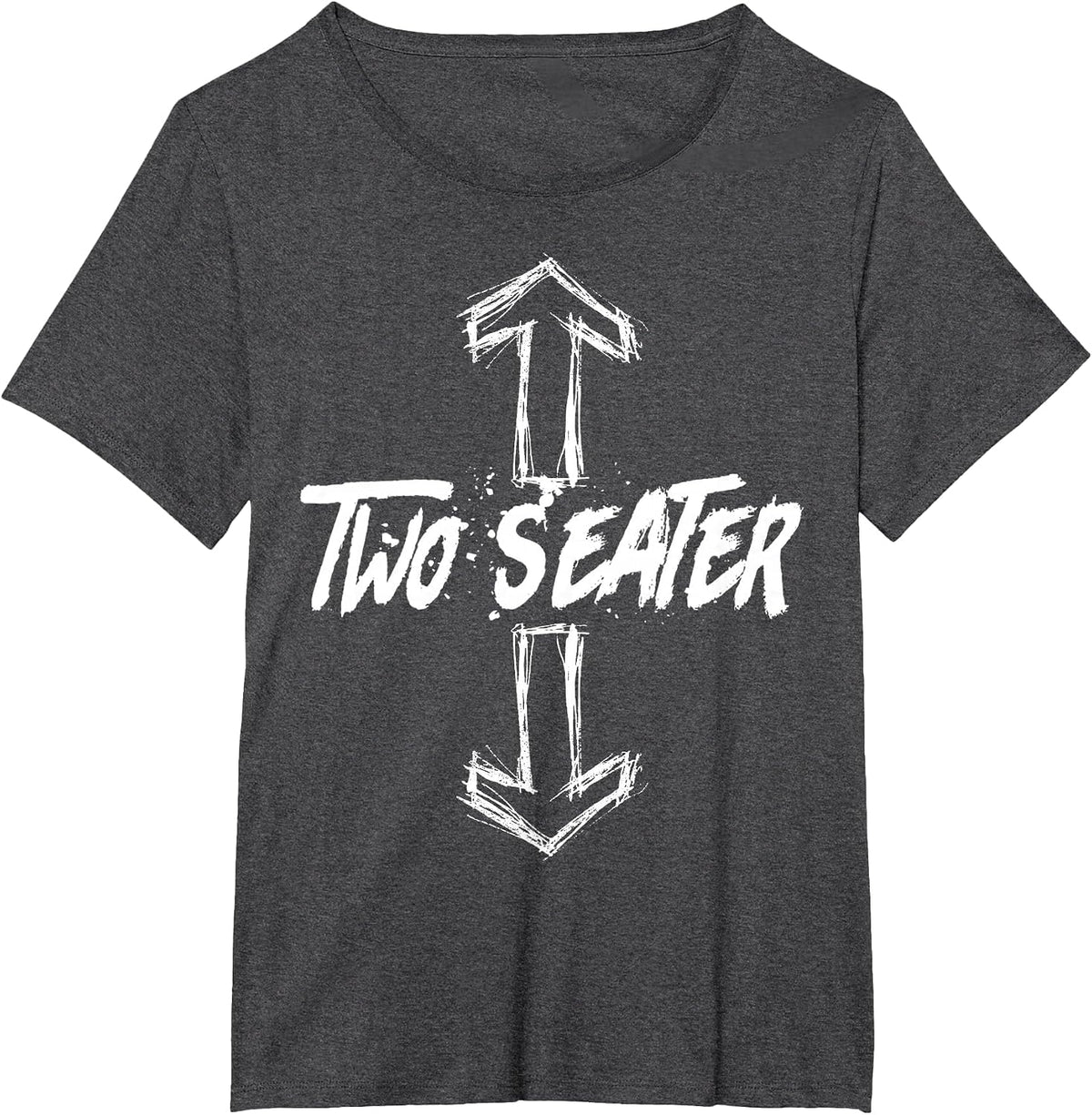 Two Seater T-Shirt - Dark Heather Grey