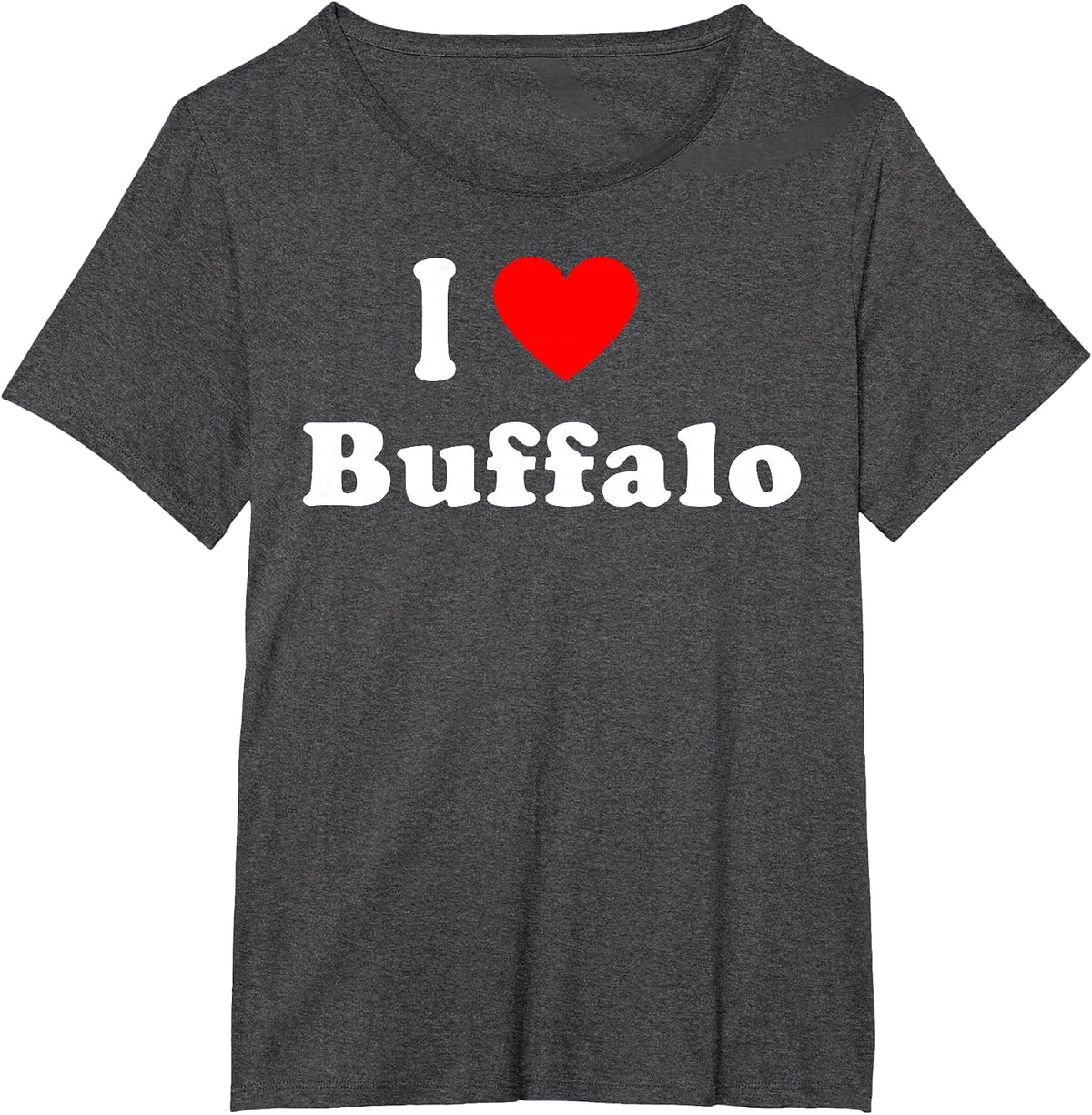 I Love Buffalo City NY Hometown Matching Classic T-Shirt - Dark Heather Grey