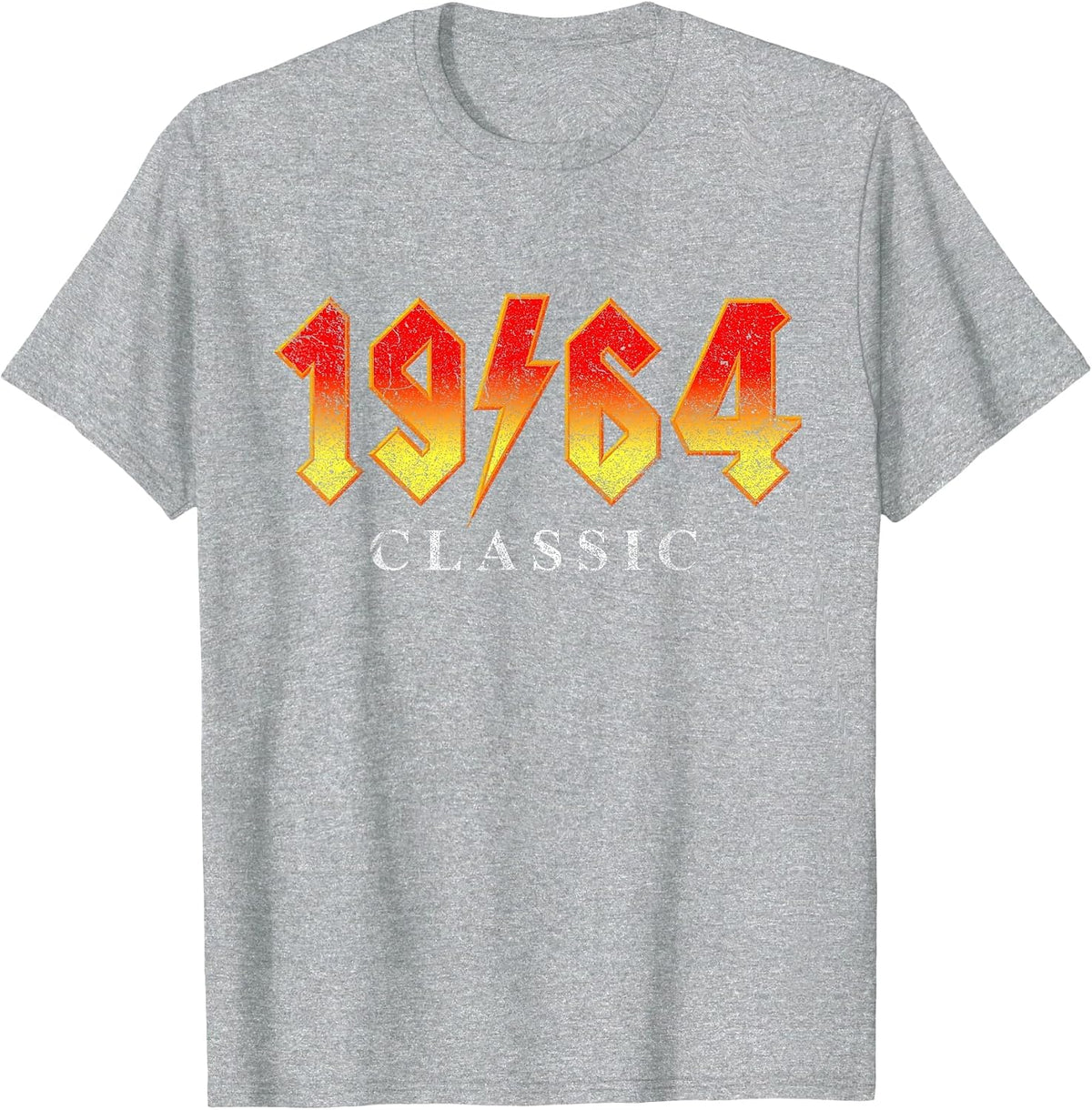 1964 Classic Vintage Rock Band Concert Style T-Shirt - Heather Grey