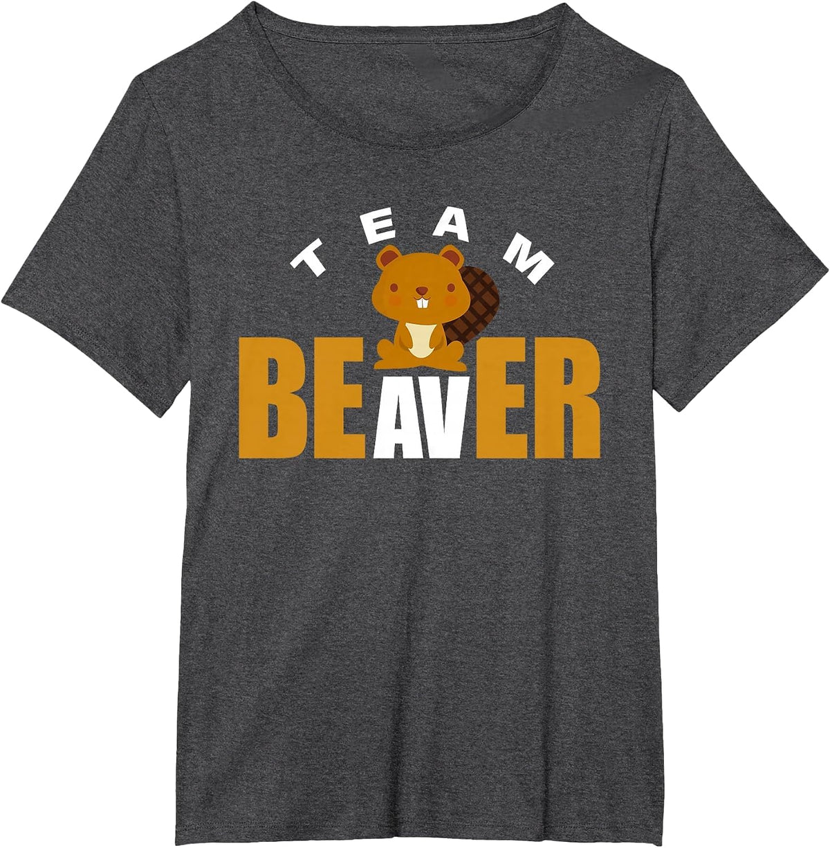 Team Beaver T-Shirt - Dark Heather Grey