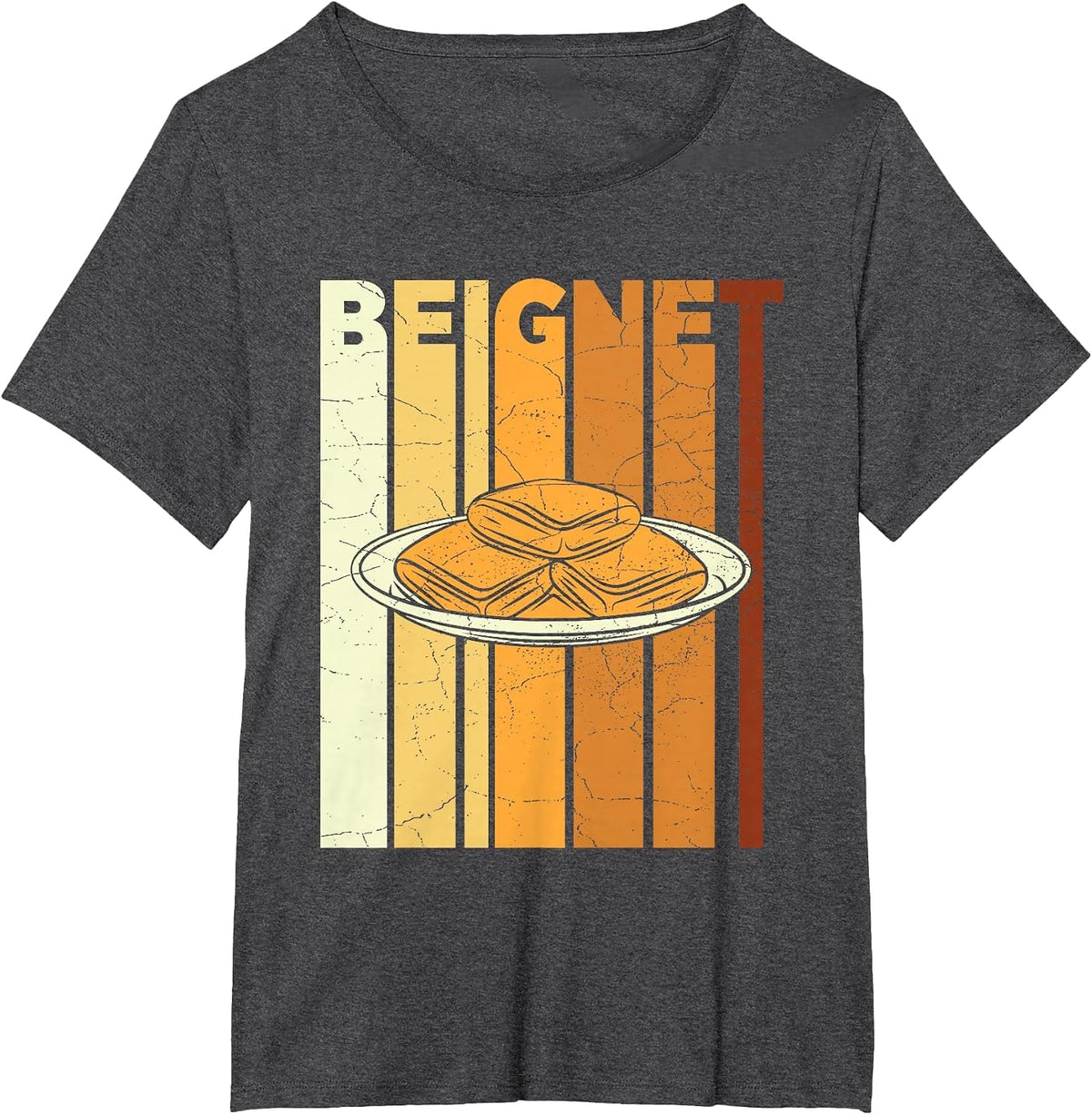 Beignet Quote for a Beignet Baker T-Shirt - Dark Heather Grey