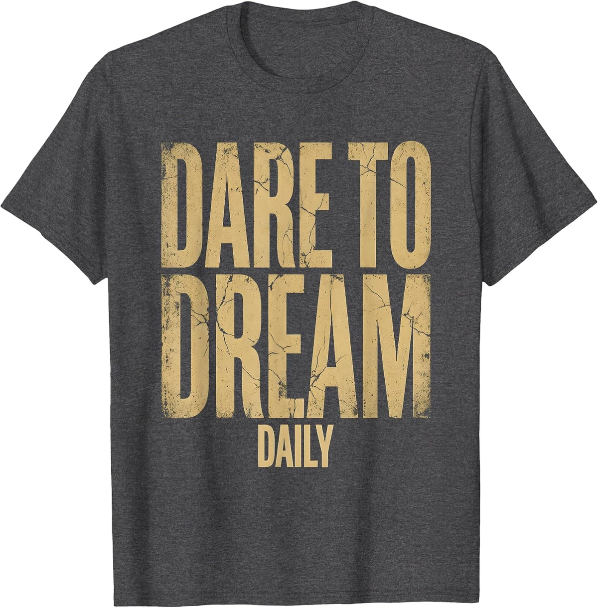 Reveur House Dare to Dream Daily Design T-Shirt - Dark Heather Grey