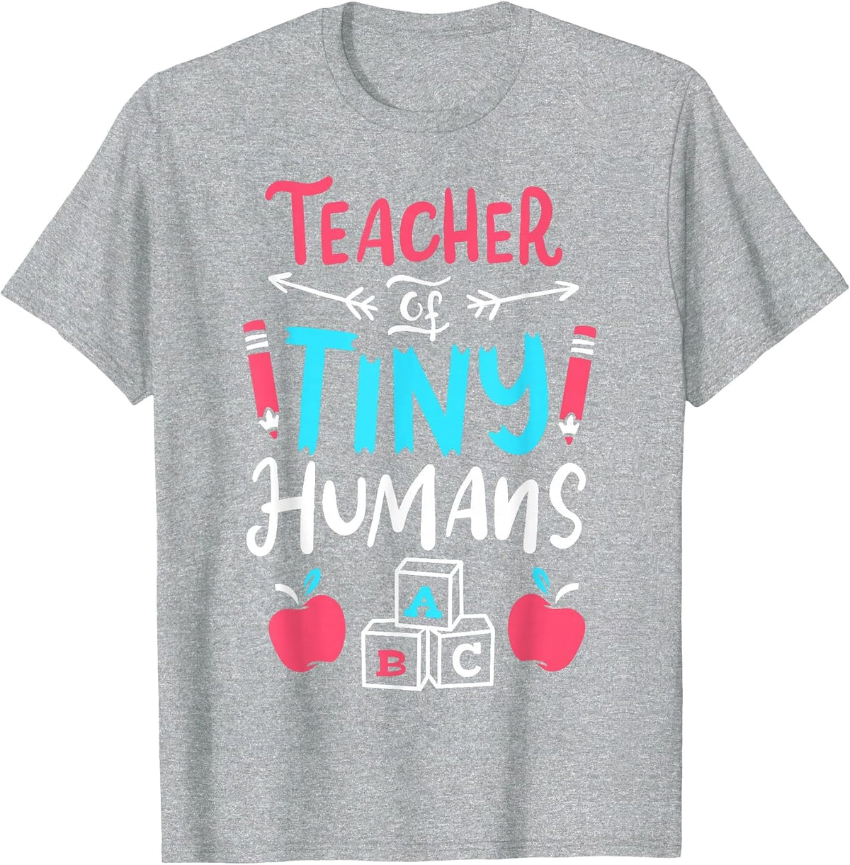 Teacher Preschool Pre K Kindergarten T-Shirt - Heather Grey