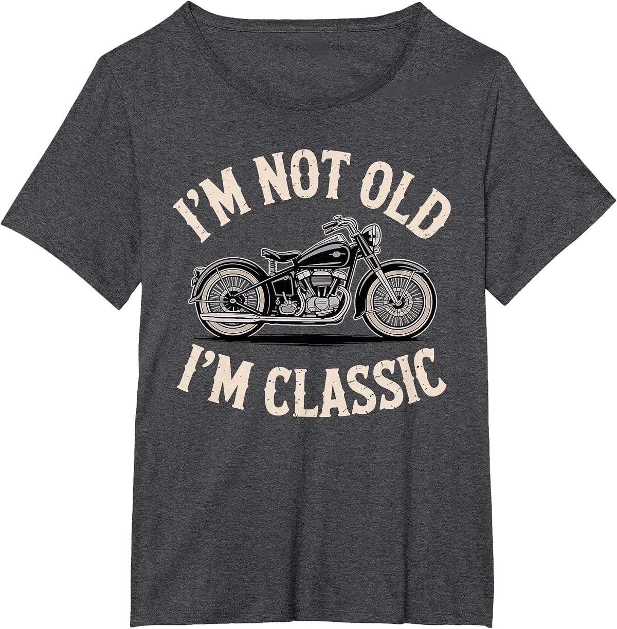Best Motorcycle Design for Men Women Motorbike Lover Biker T-Shirt - Dark Heather Grey
