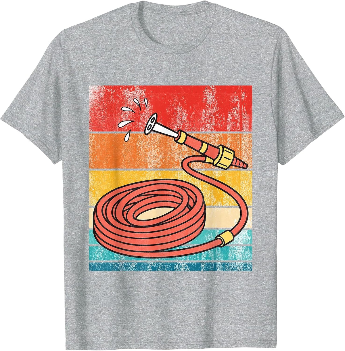 Fire Hose Vintage T-Shirt - Heather Grey