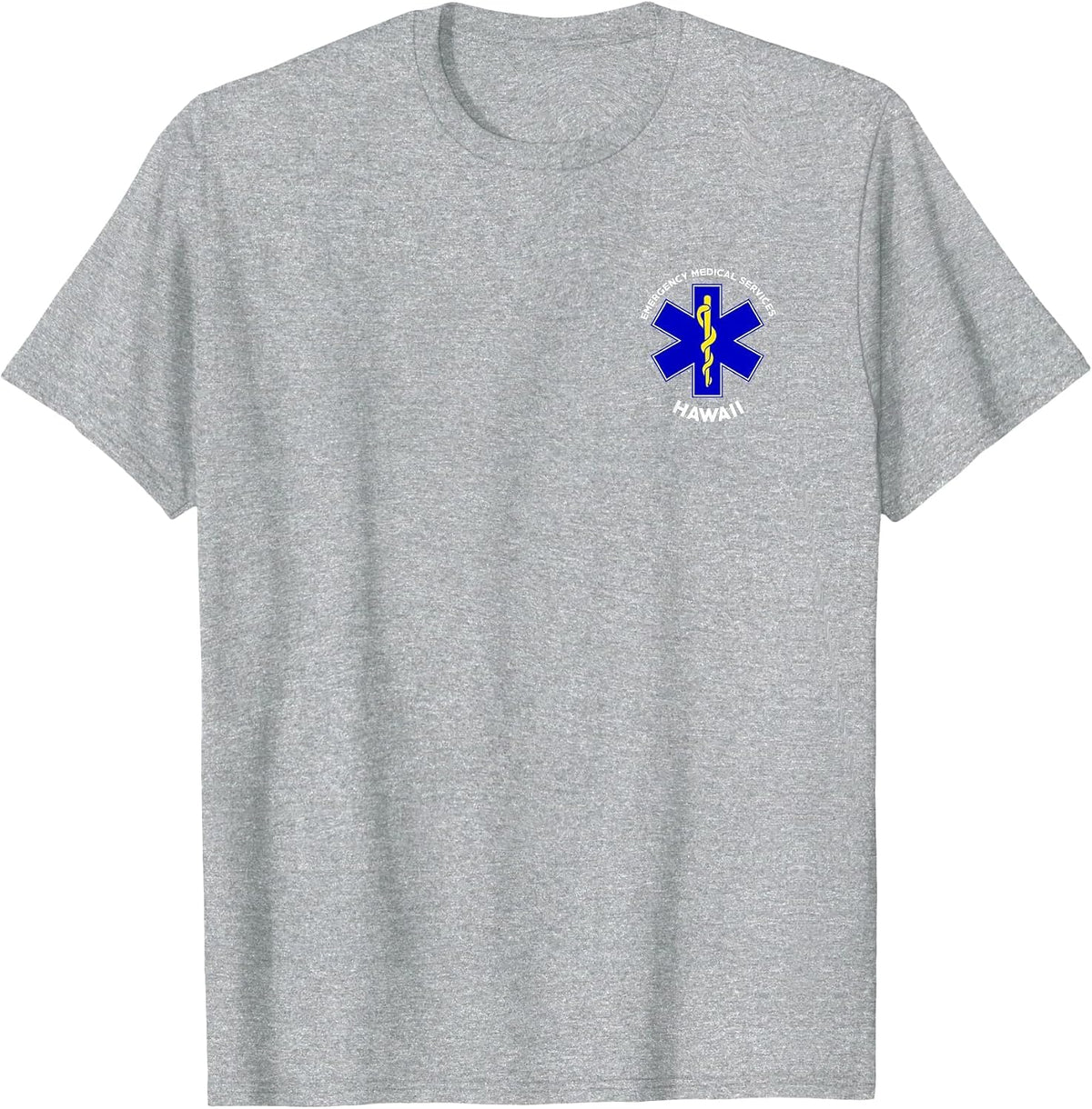 Hawaii EMS Emergency Medical Services EMT Medic T-Shirt T-Shirt - Heather Grey