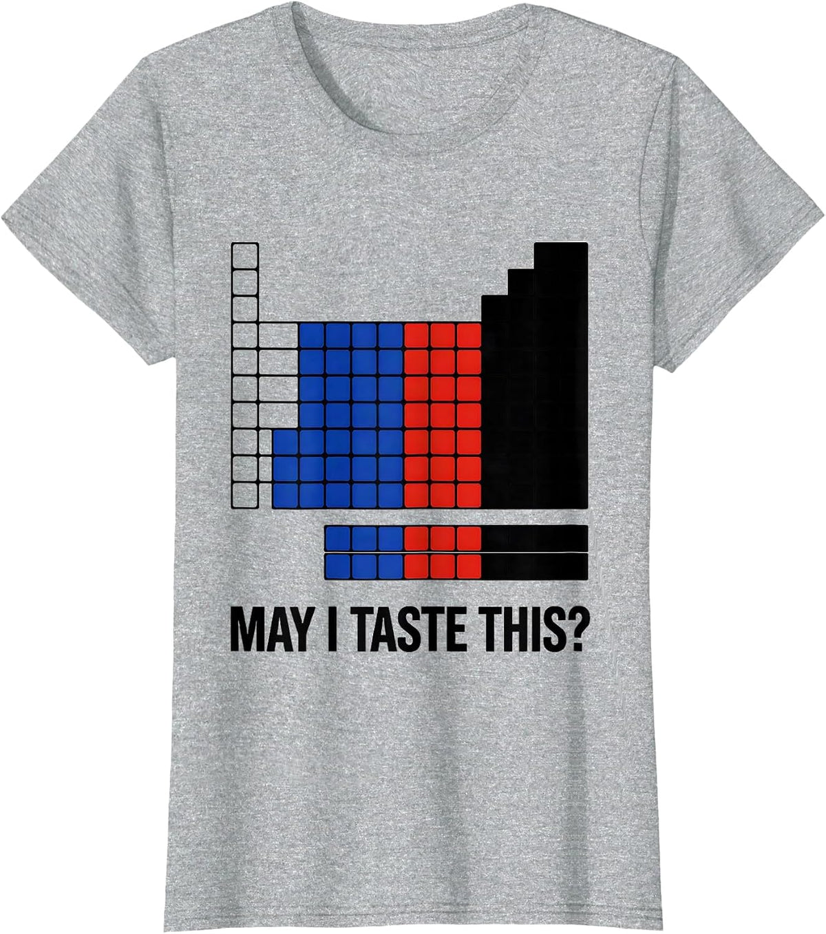 May I Taste This Funny Periodic Table Chemistry Teacher Gift T-Shirt - Heather Grey