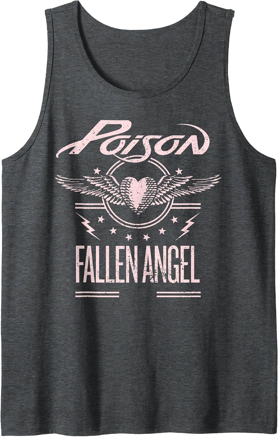 Poison - Fallen Angel Tank Top - Dark Heather Grey