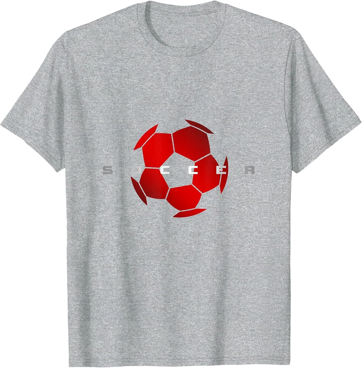 Soccer T-Shirt - Heather Grey
