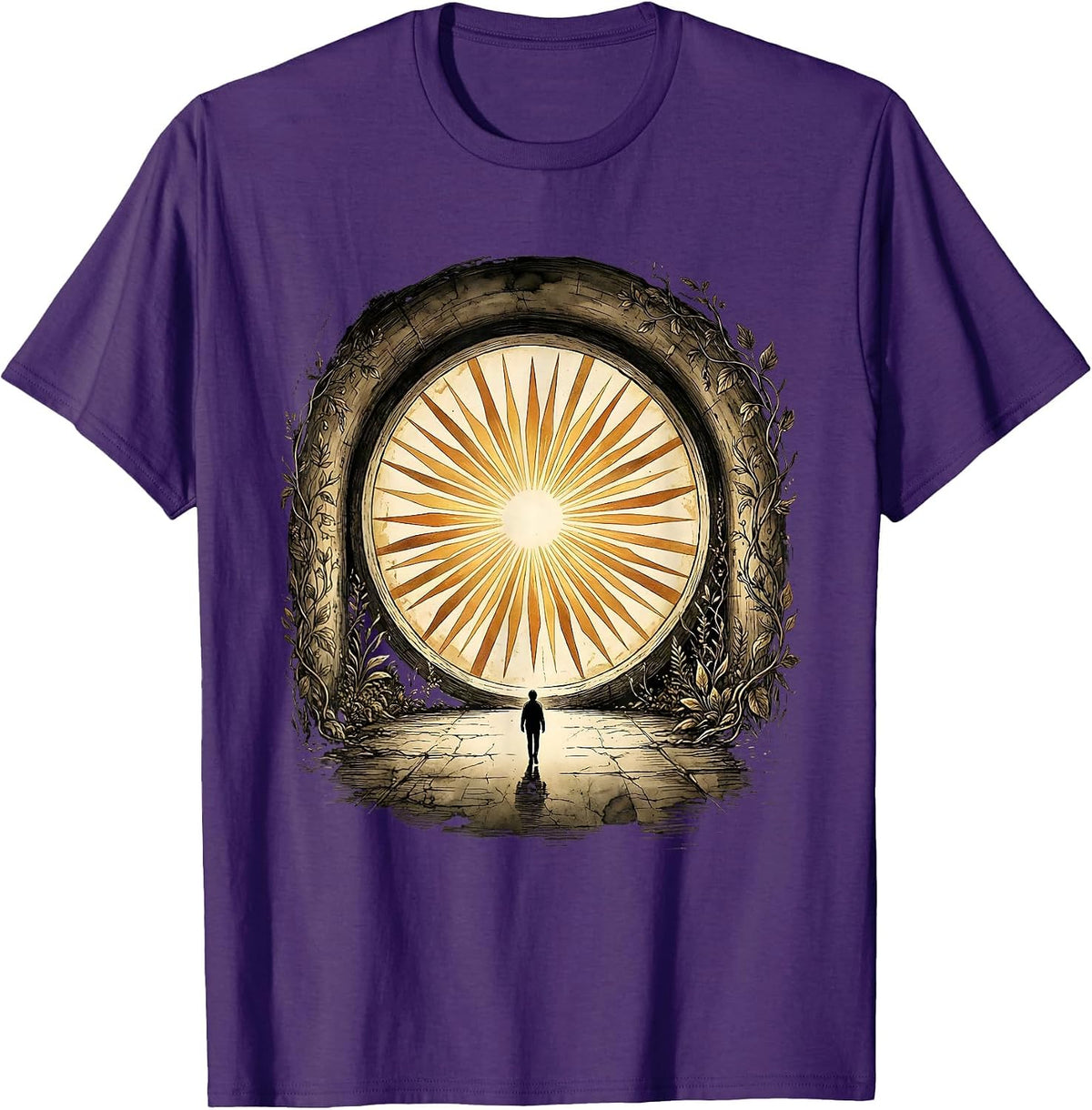 Men's Suicide Prevention Tunnel of Hope Graphic T-Shirt - Purple