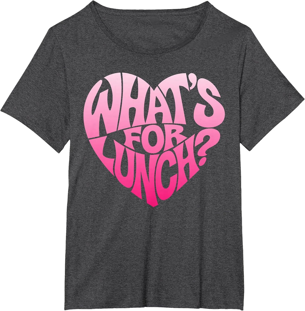 Funny Cooking Lunch Lady What's for Lunch? Mom T-Shirt - Dark Heather Grey