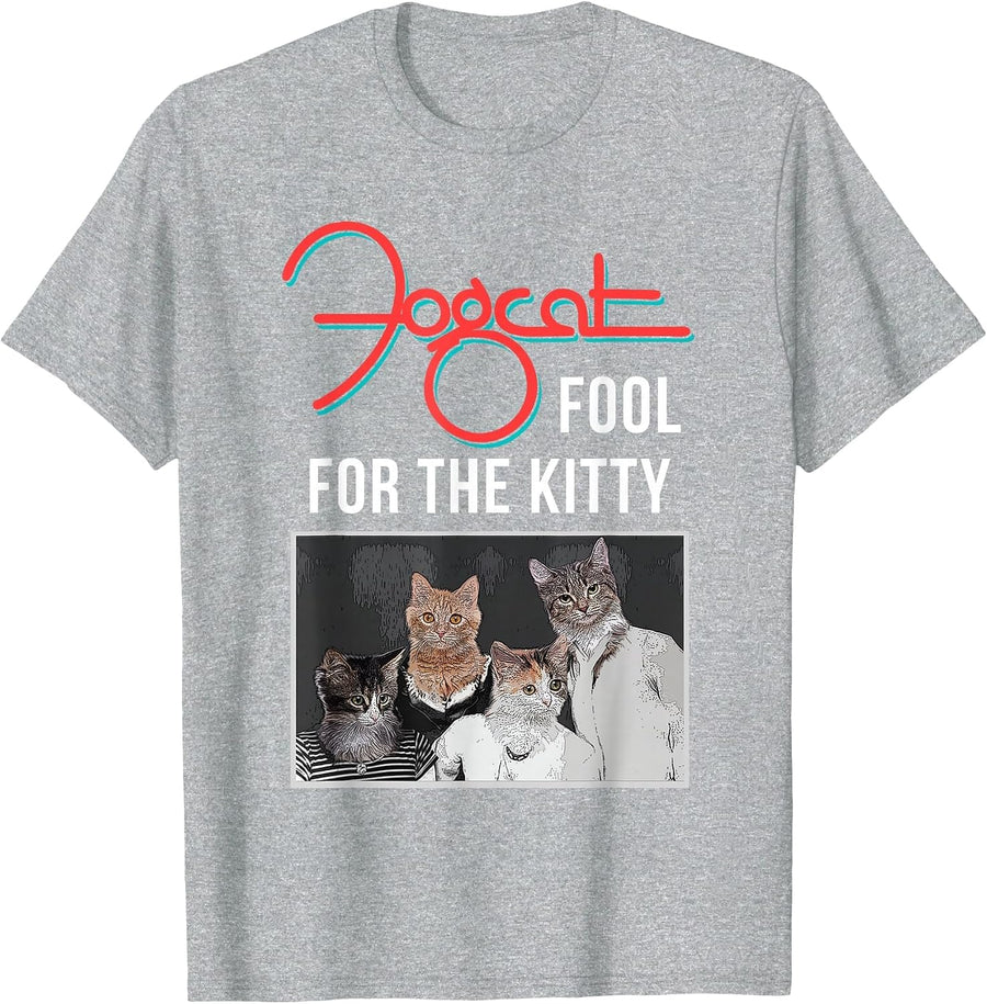 Heavy Metal Kittens & Cats Rock and Roll Band Animals Shirt T-Shirt - Heather Grey