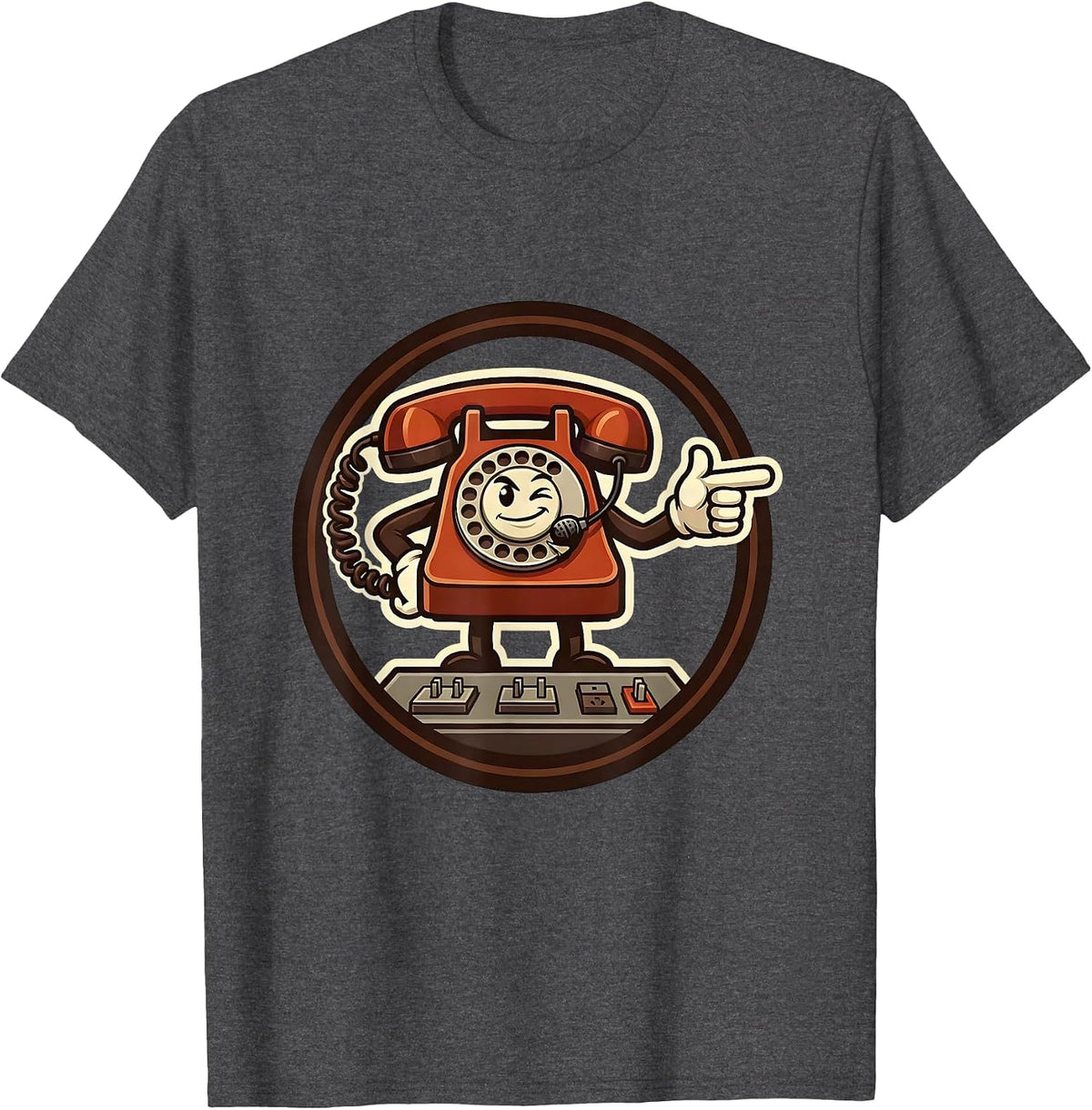 Men's I Can't But I Know A Guy Switchboard Operator T-Shirt - Dark Heather Grey