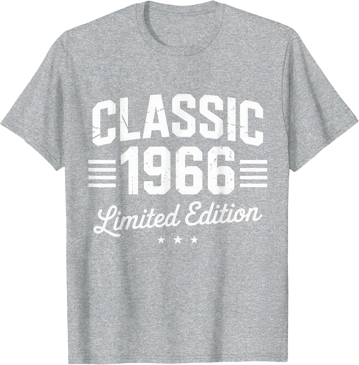 60th Birthday T-Shirt - Heather Grey