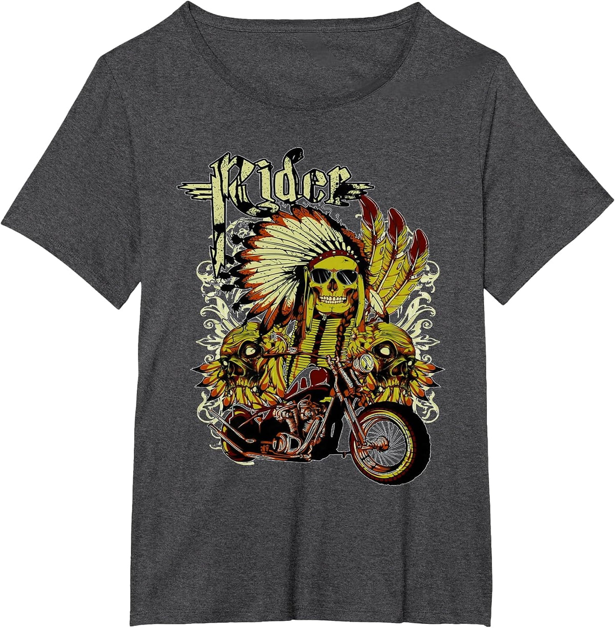 Rider Tee T-Shirt - Dark Heather Grey