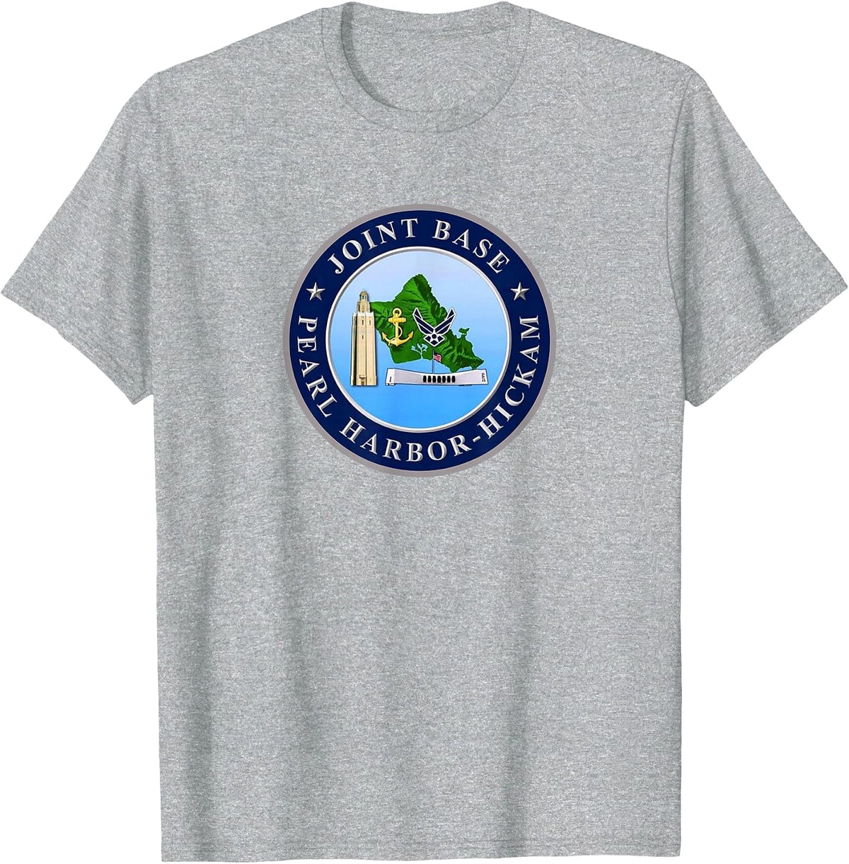 Joint Base Pearl Harbor Hickman T-Shirt - Heather Grey