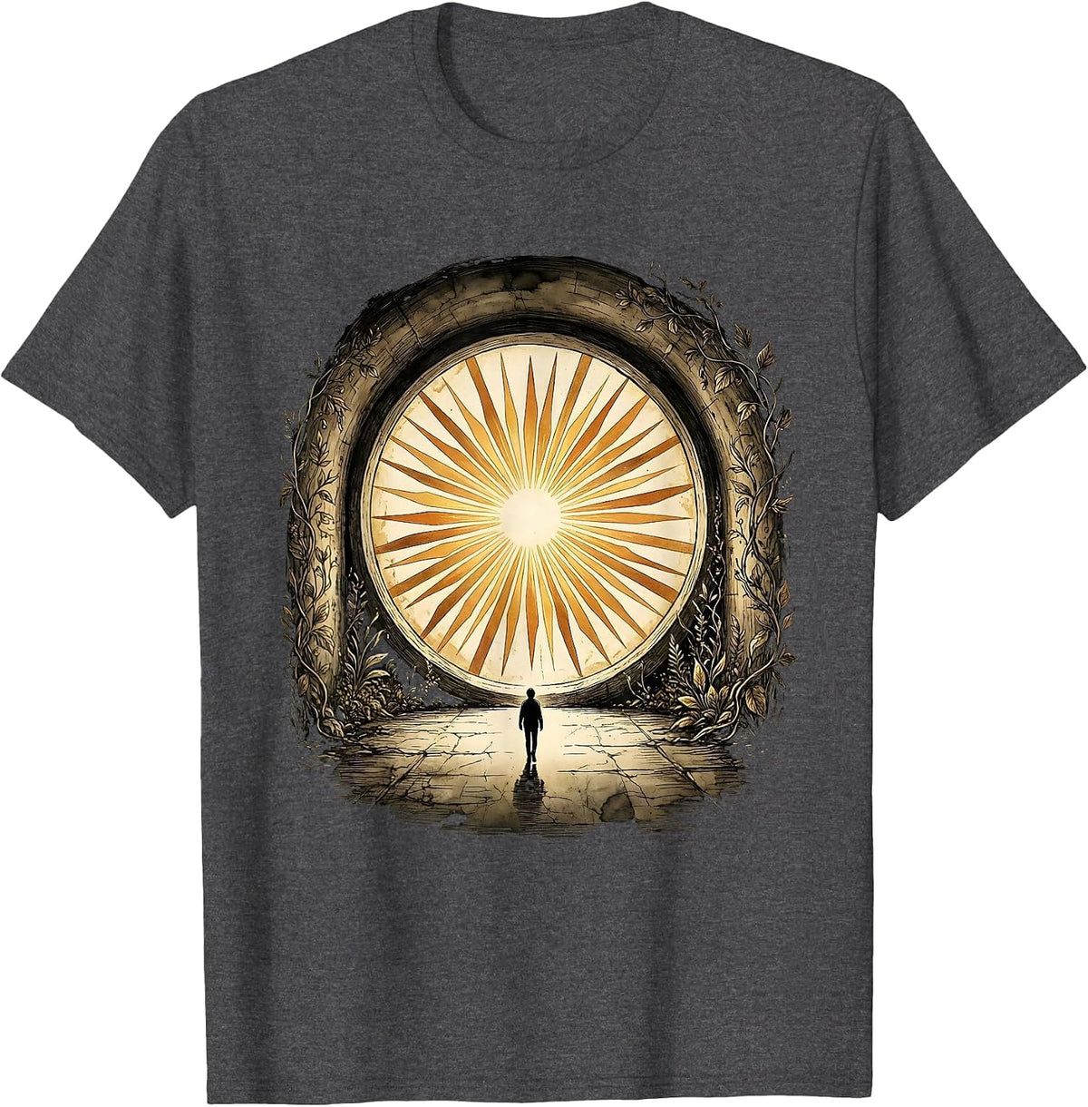 Men's Suicide Prevention Tunnel of Hope Graphic T-Shirt - Dark Heather Grey