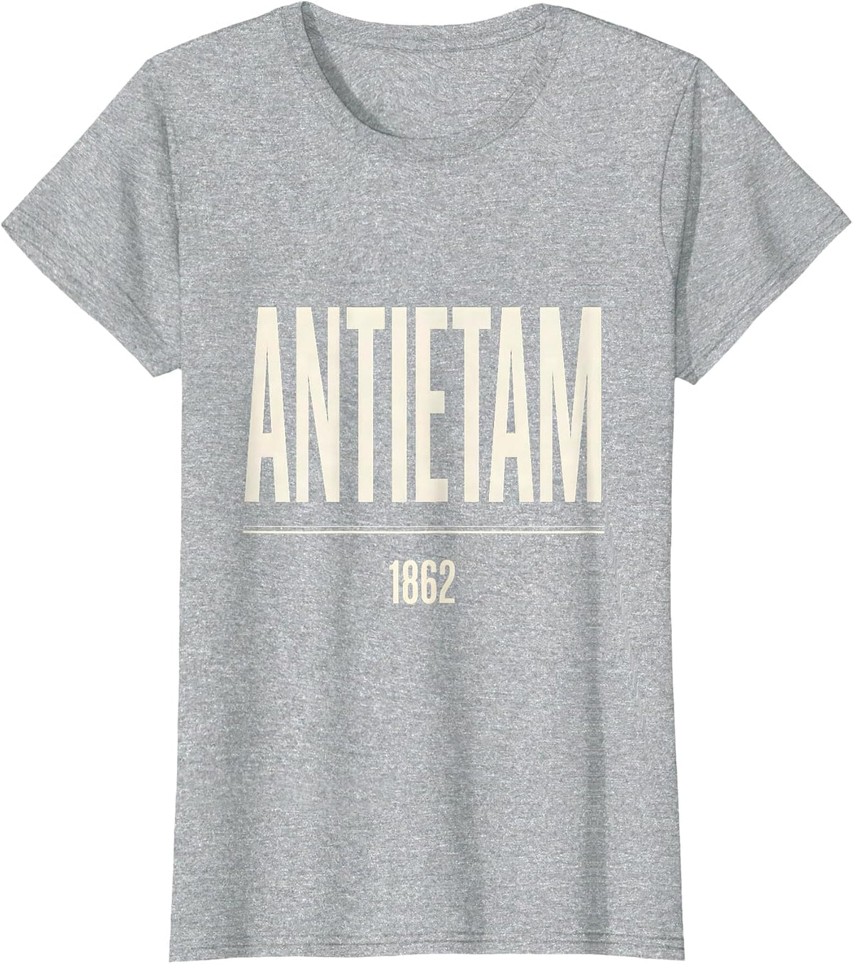 Antietam 1862 Civil War History Enthusiast Battlefield T-Shirt - Heather Grey