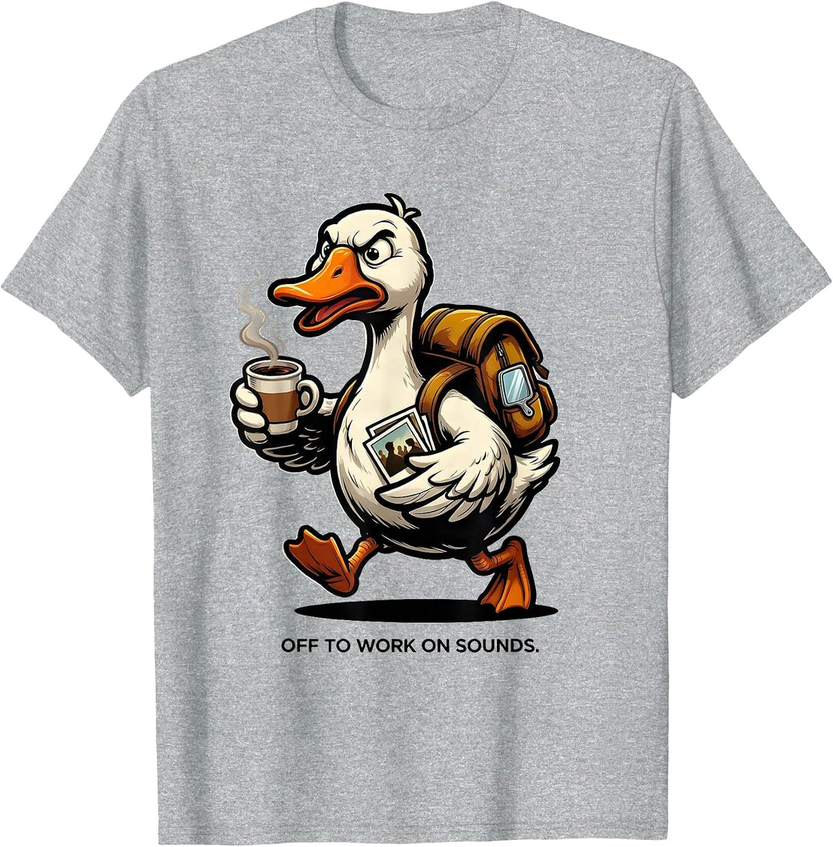 Men's Off To Work On Sounds Funny Goose ABA Therapist T-Shirt - Heather Grey