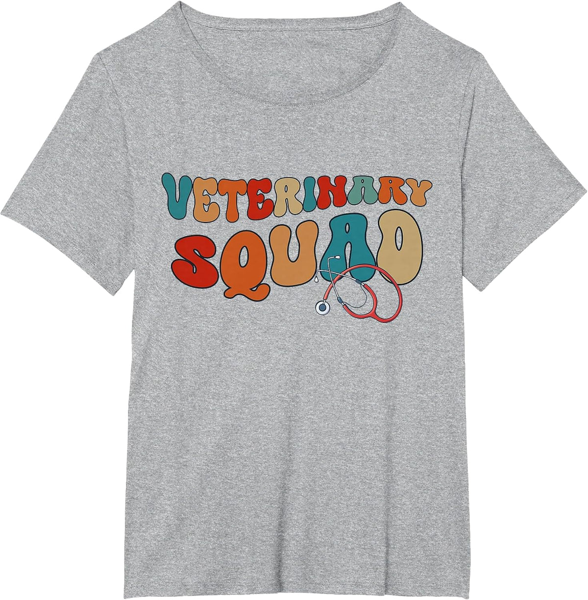 Veterinary Squad Design Veterinary Medicine Assistant T-Shirt - Heather Grey
