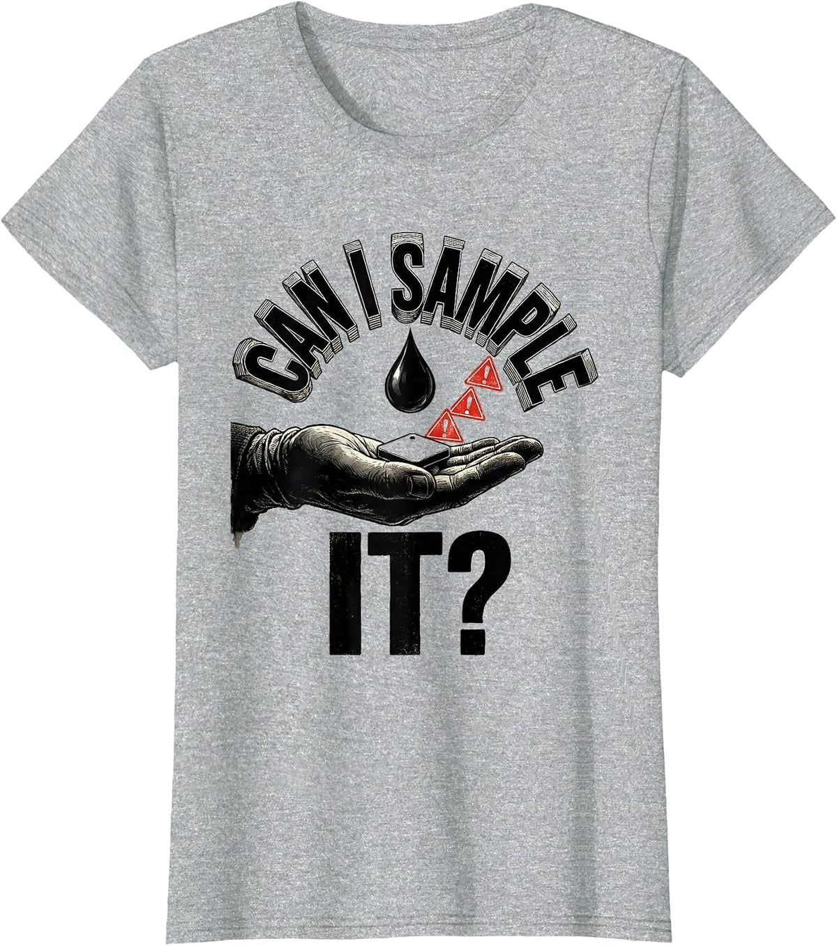 Can I Sample It Funny Periodic Table Chemistry Teacher T-Shirt - Heather Grey