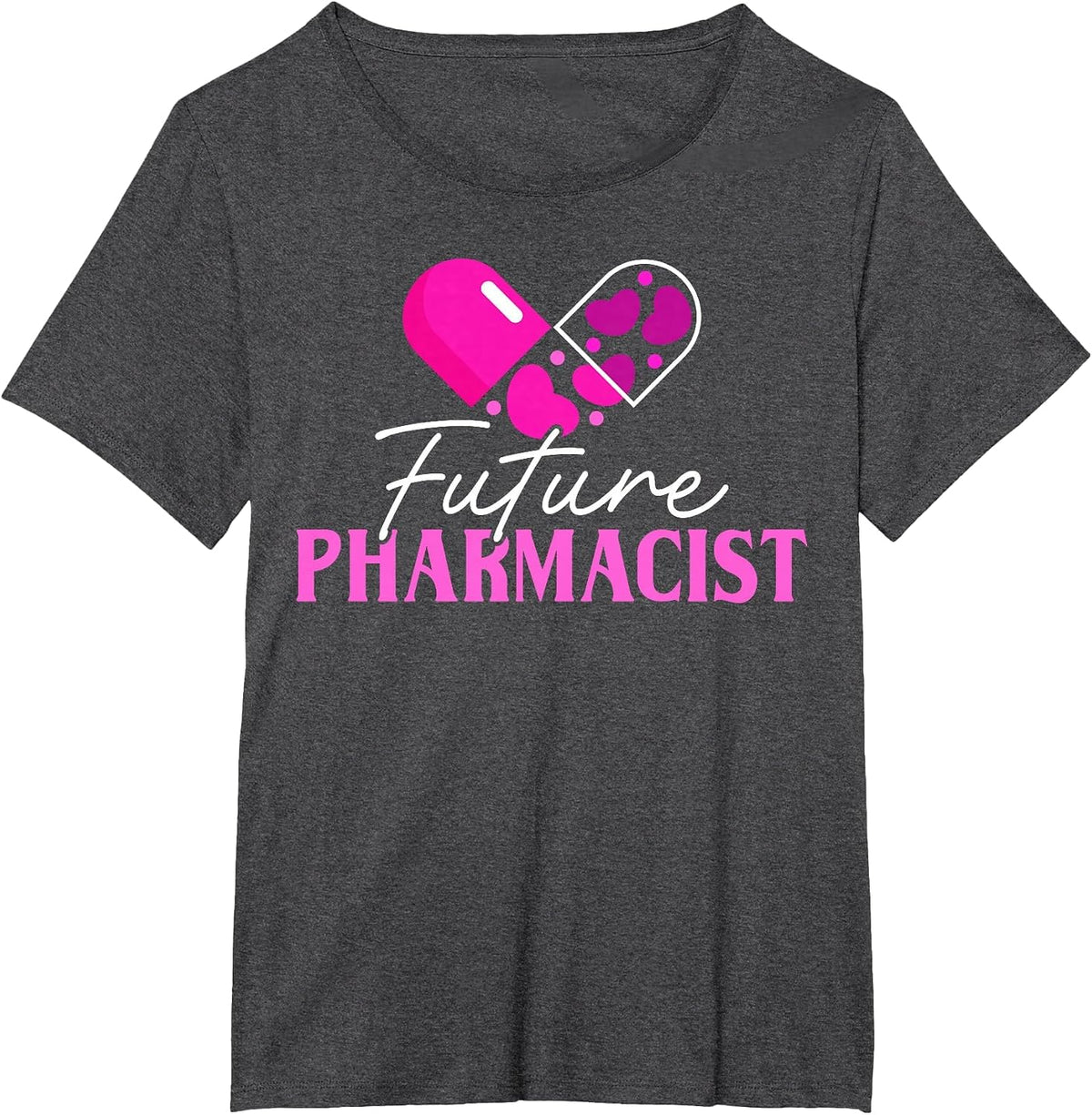 Future Pharmacist Pharmacy Student T-Shirt - Dark Heather Grey