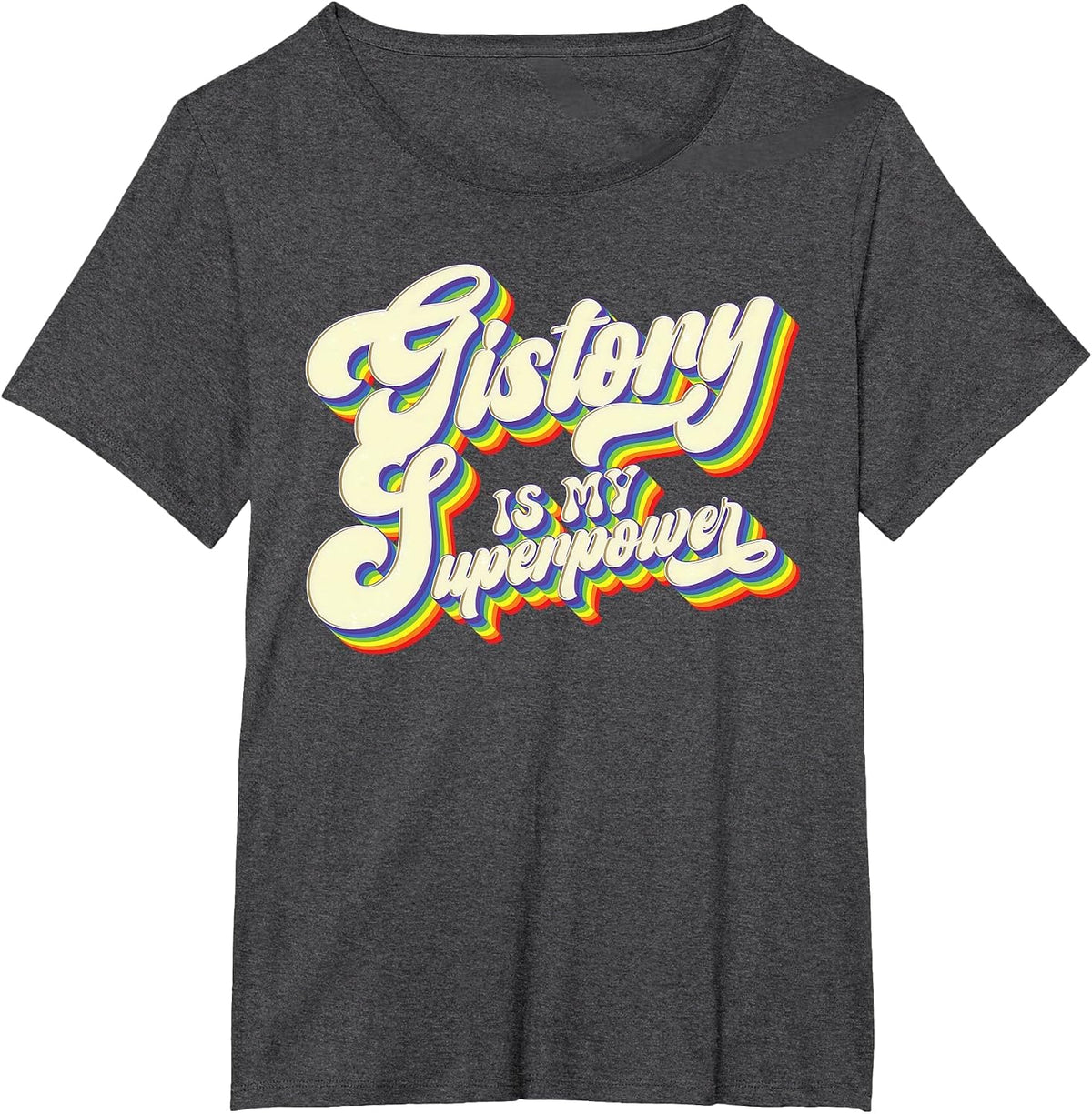 History Teacher T-Shirt - Dark Heather Grey