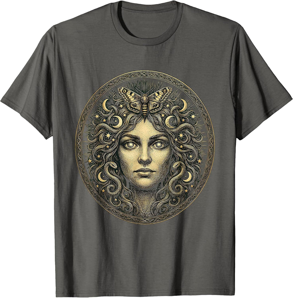 Men's Wild Irish Curls Red-Haired Celtic Beauty T-Shirt - Asphalt Grey