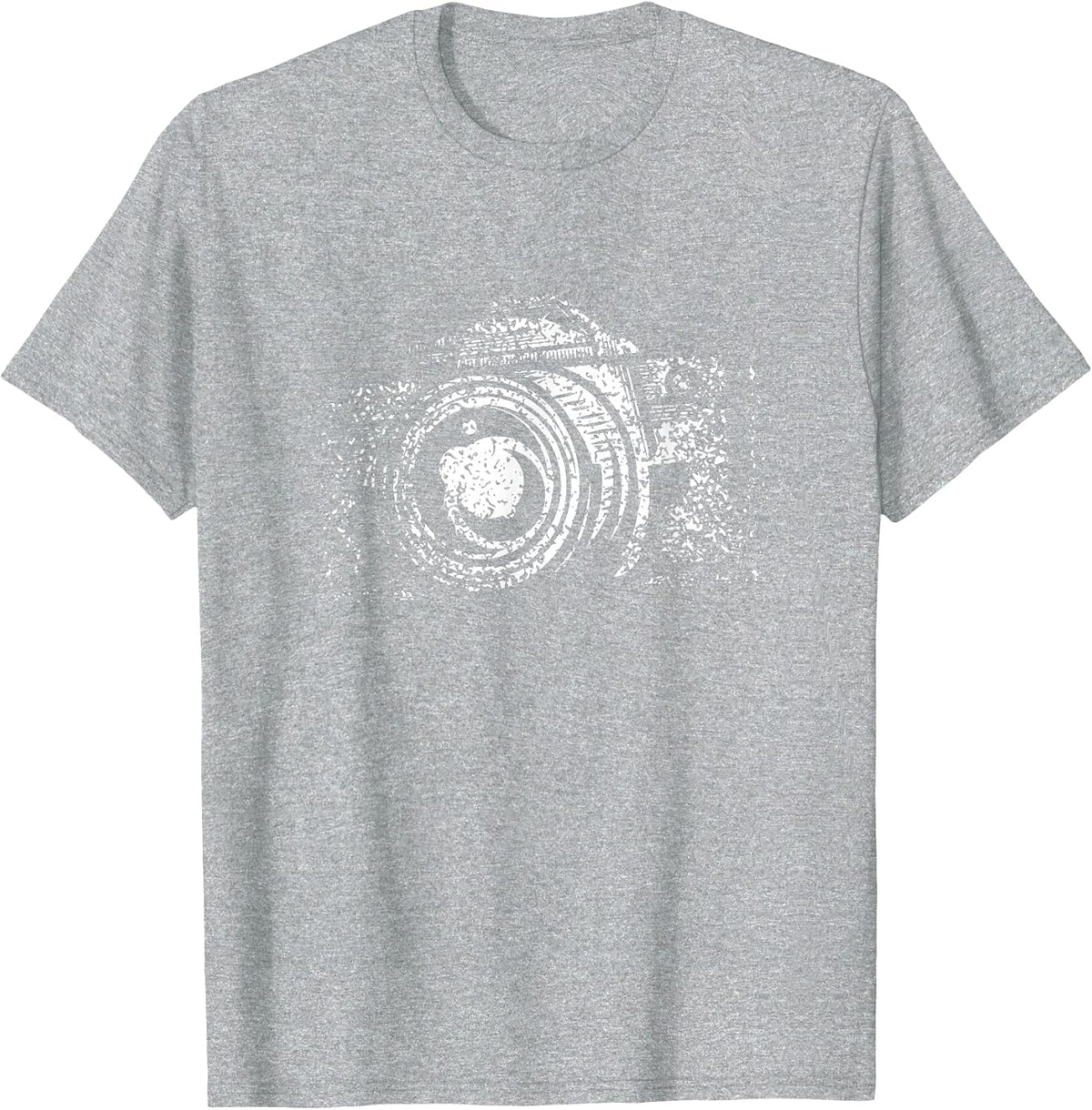 Camera Photography Photographer Photojournalist Lens Focus T-Shirt - Heather Grey